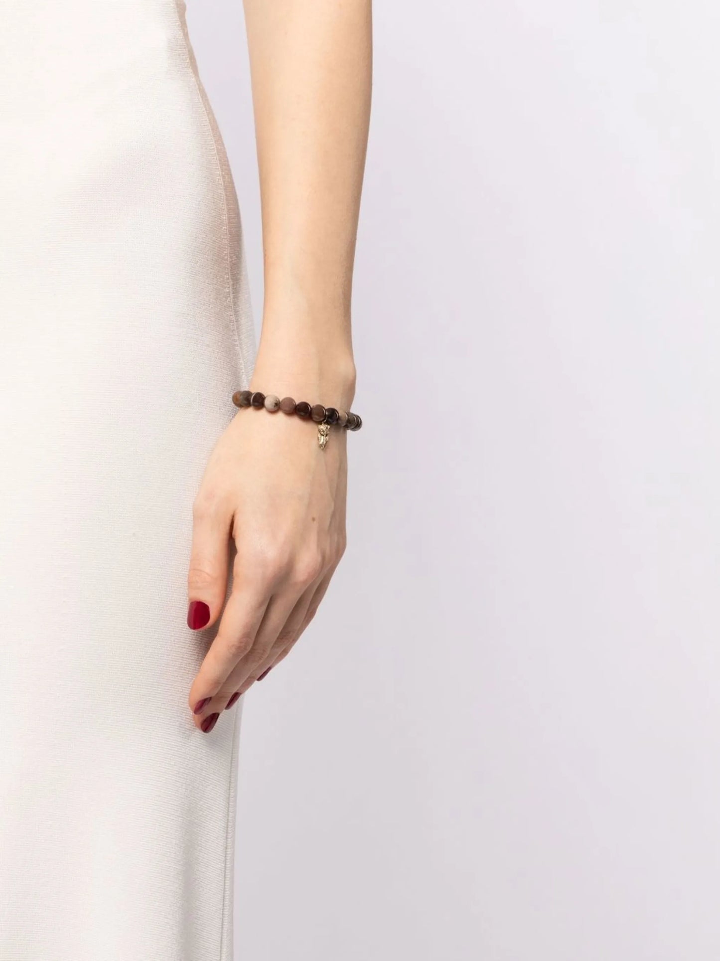 14kt yellow gold beaded bracelet
