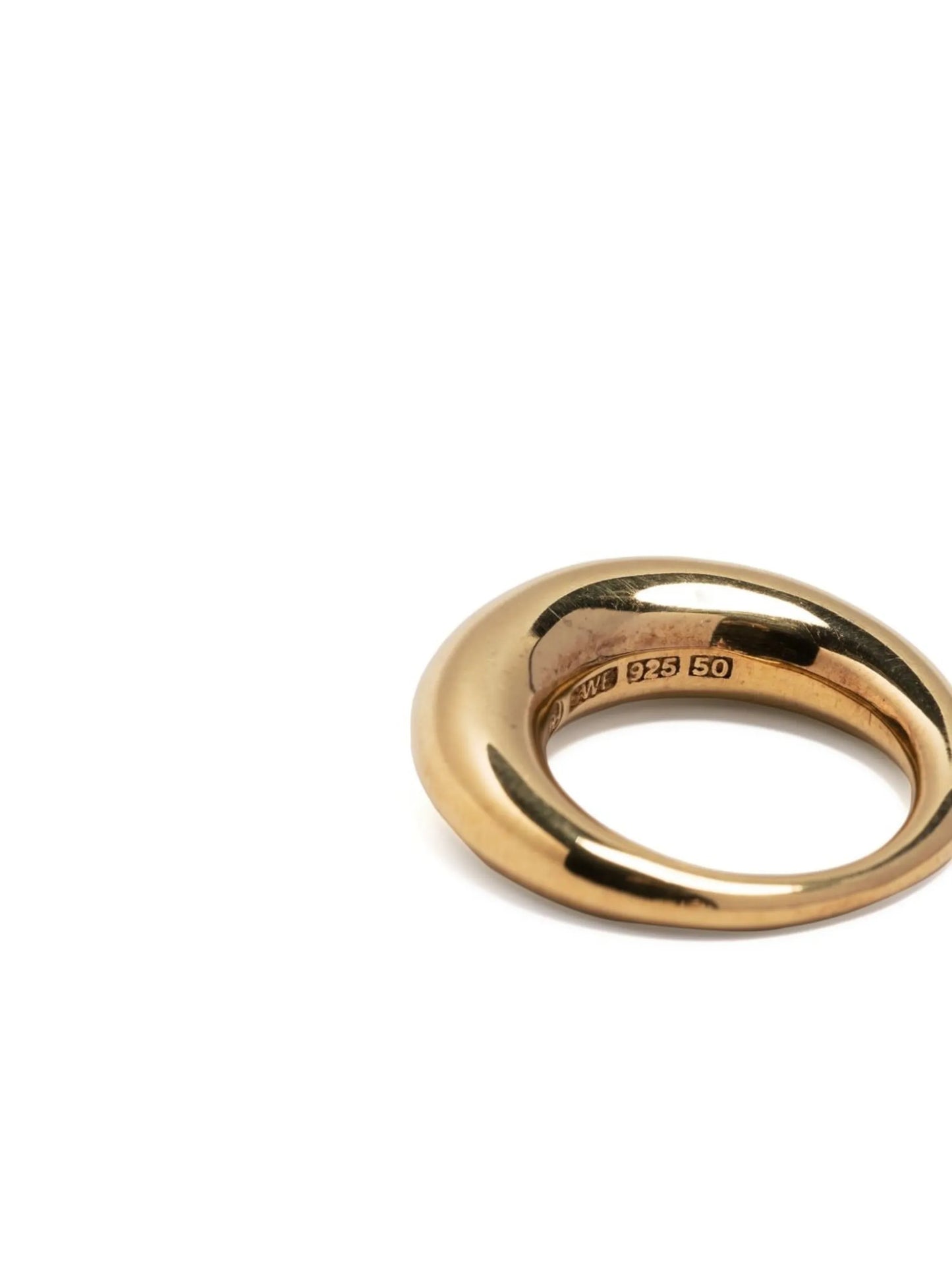Fat Snake gold-plated vermeil ring