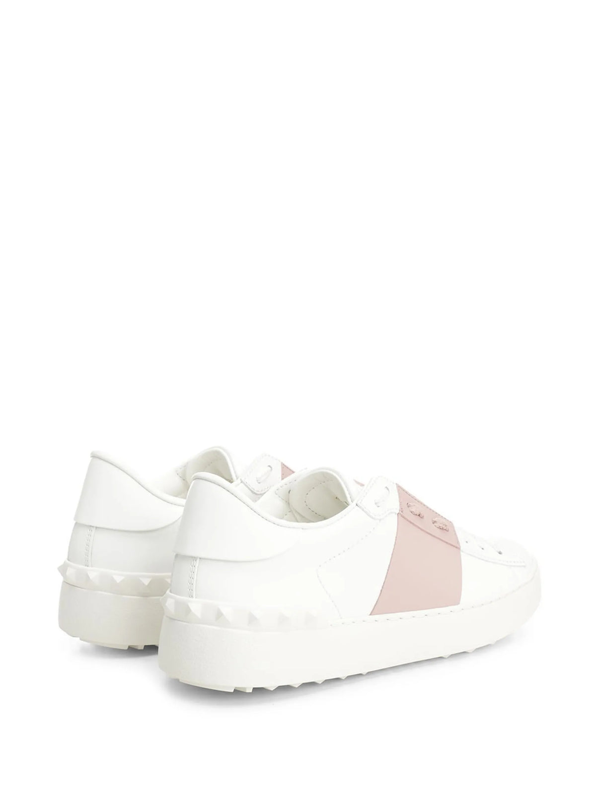 open sneakers in calfskin leather