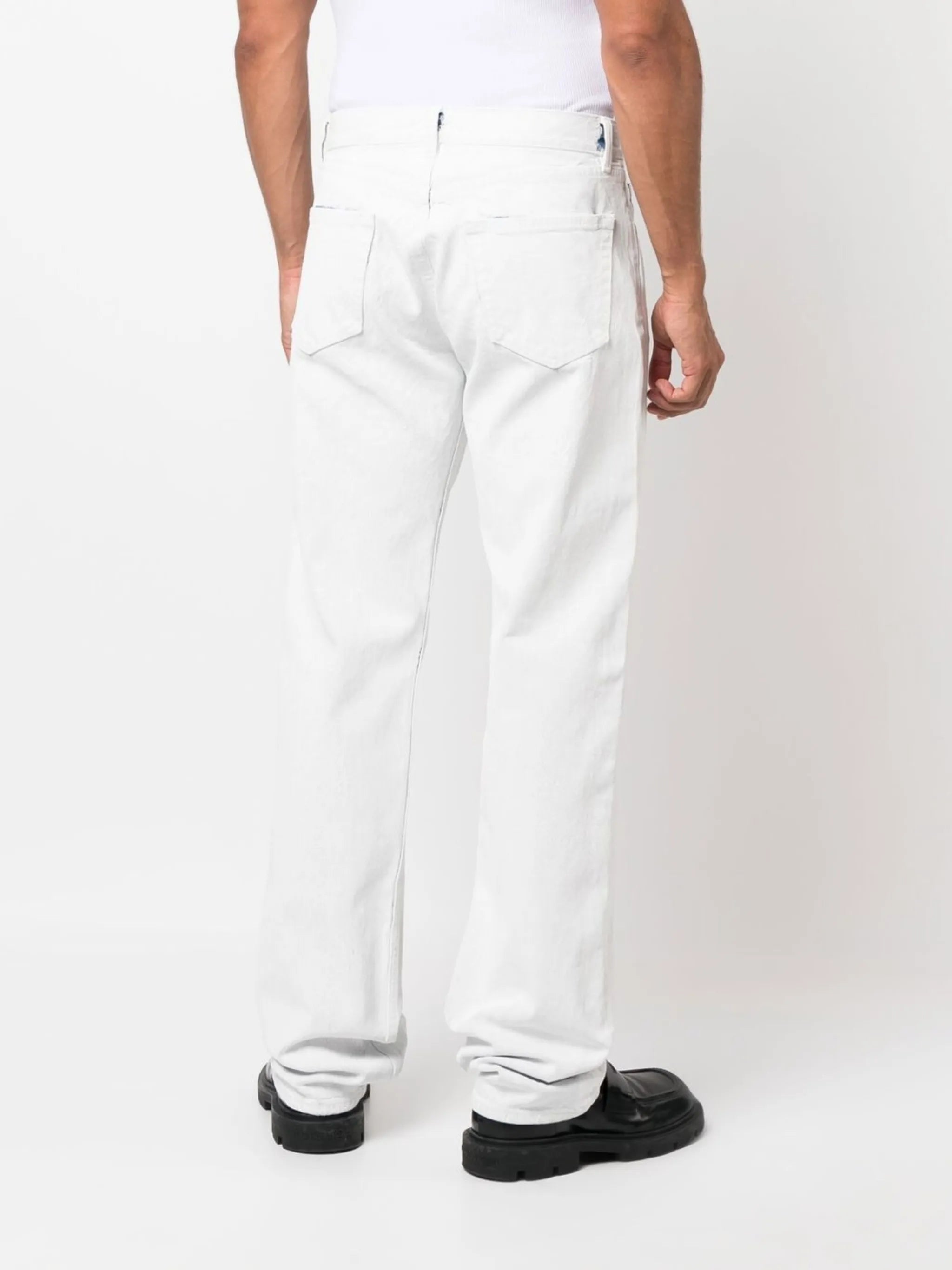 straight-leg jeans