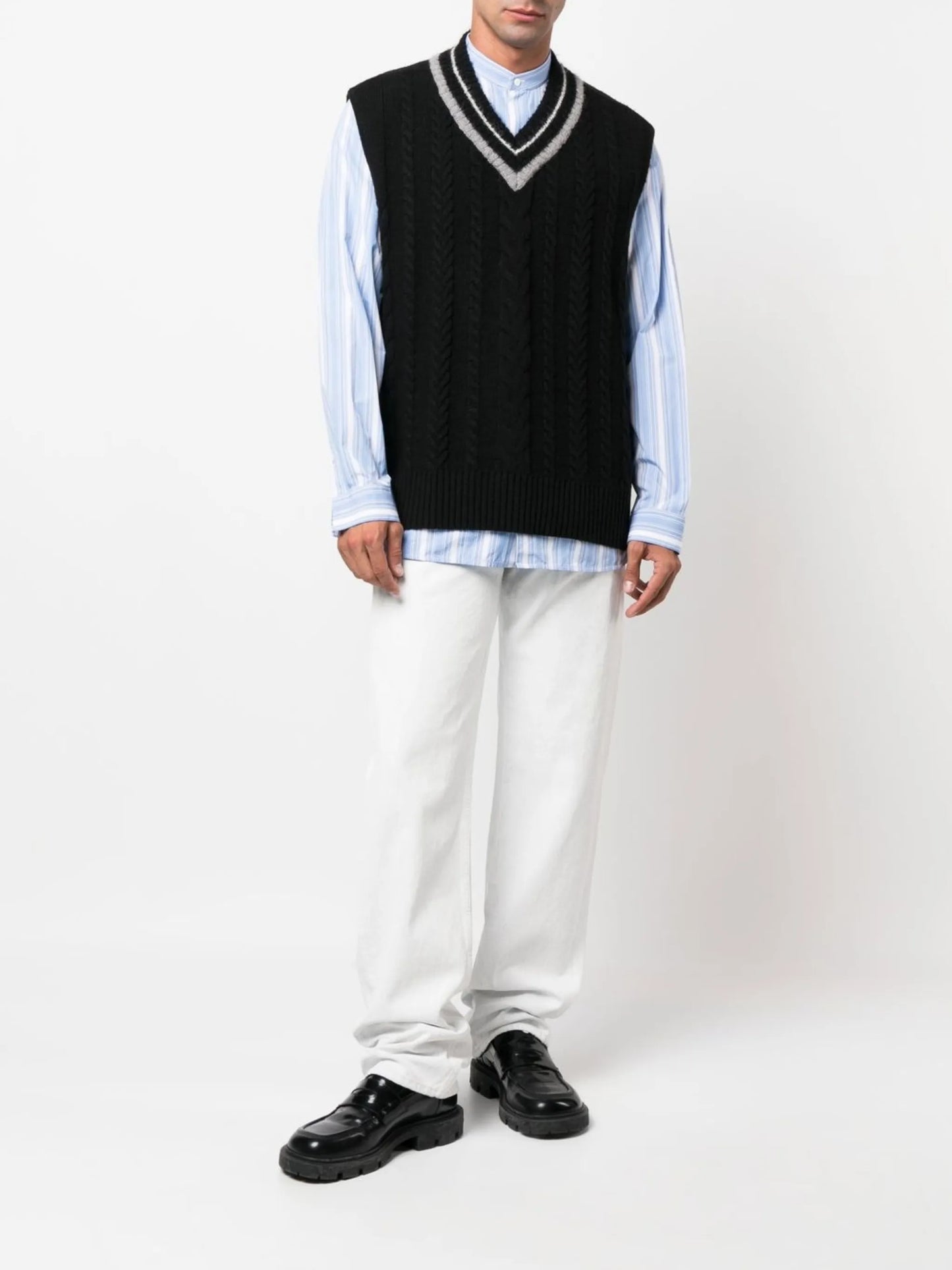 straight-leg jeans