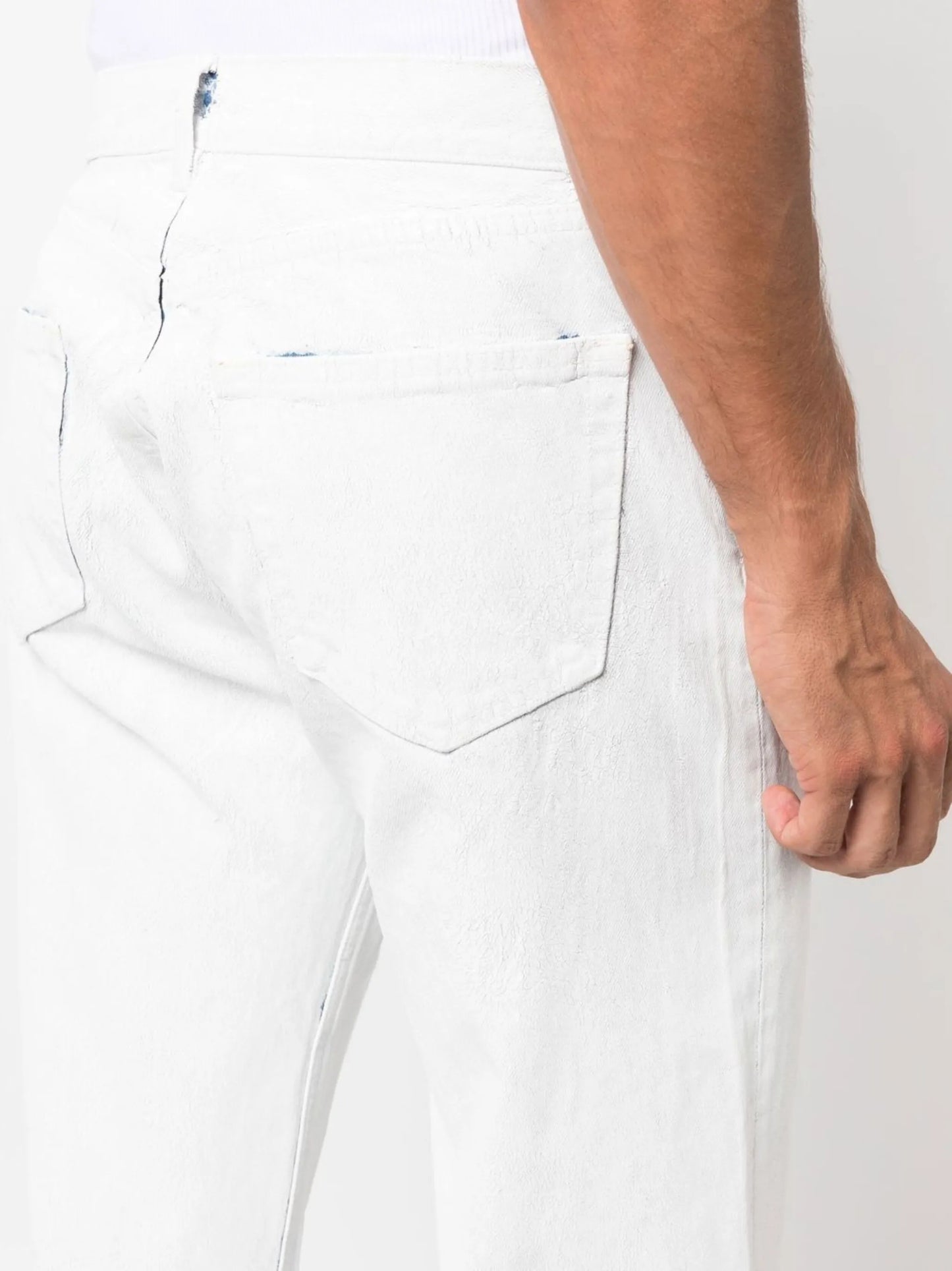straight-leg jeans