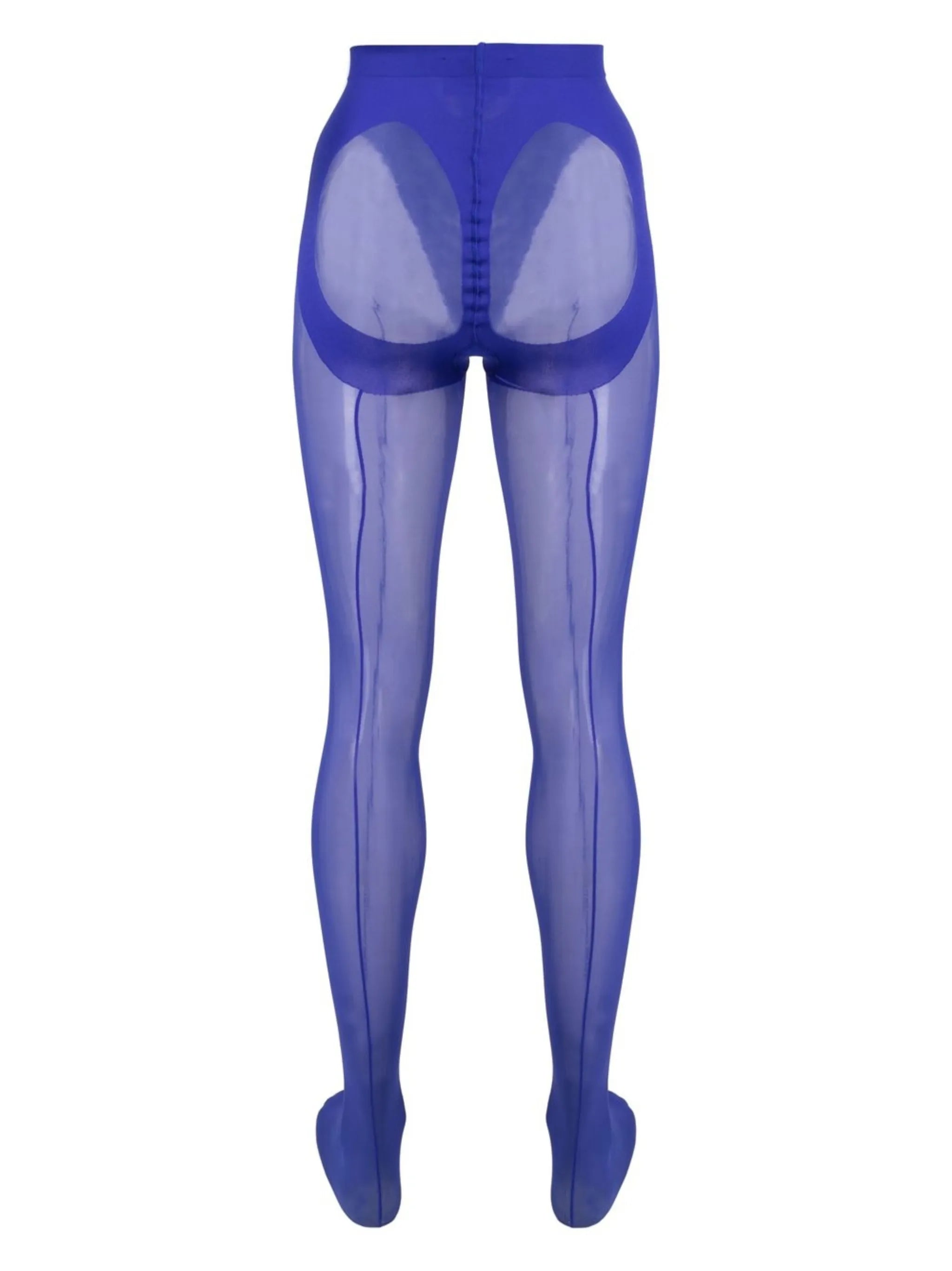 x Mugler Mesh Panelled Tights