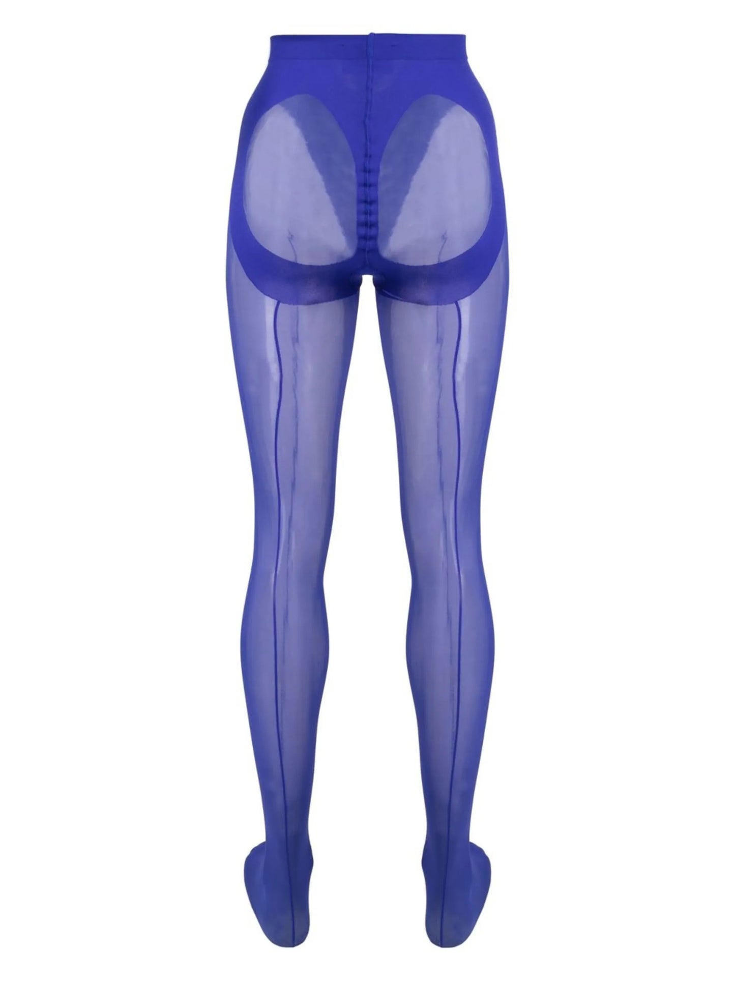 x Mugler Mesh Panelled Tights