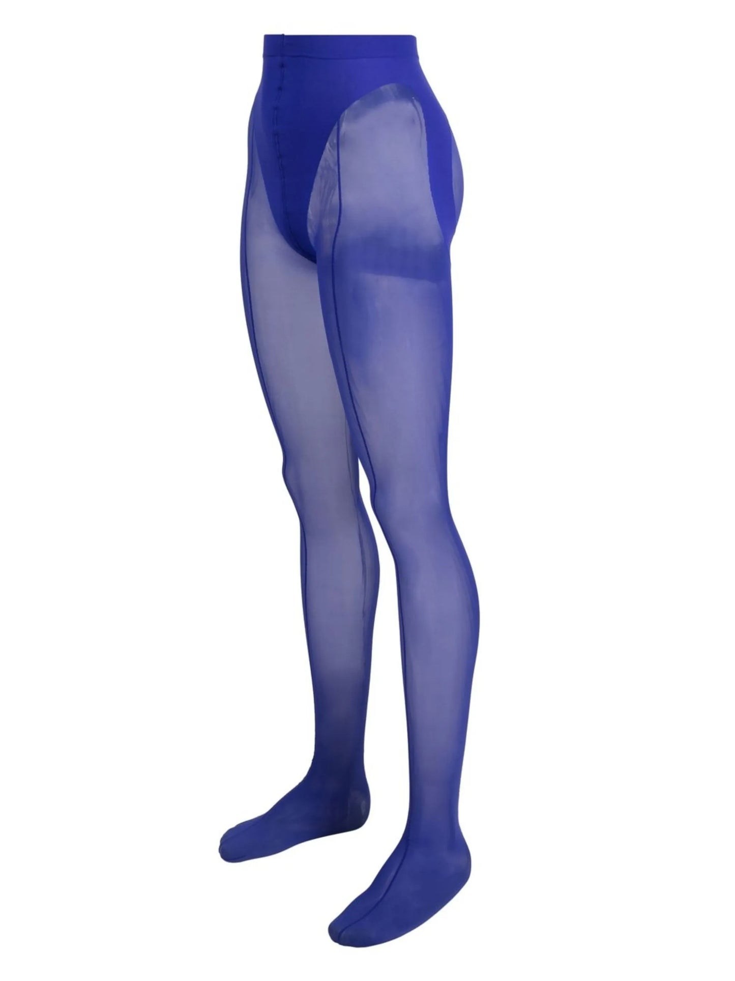 x Mugler Mesh Panelled Tights