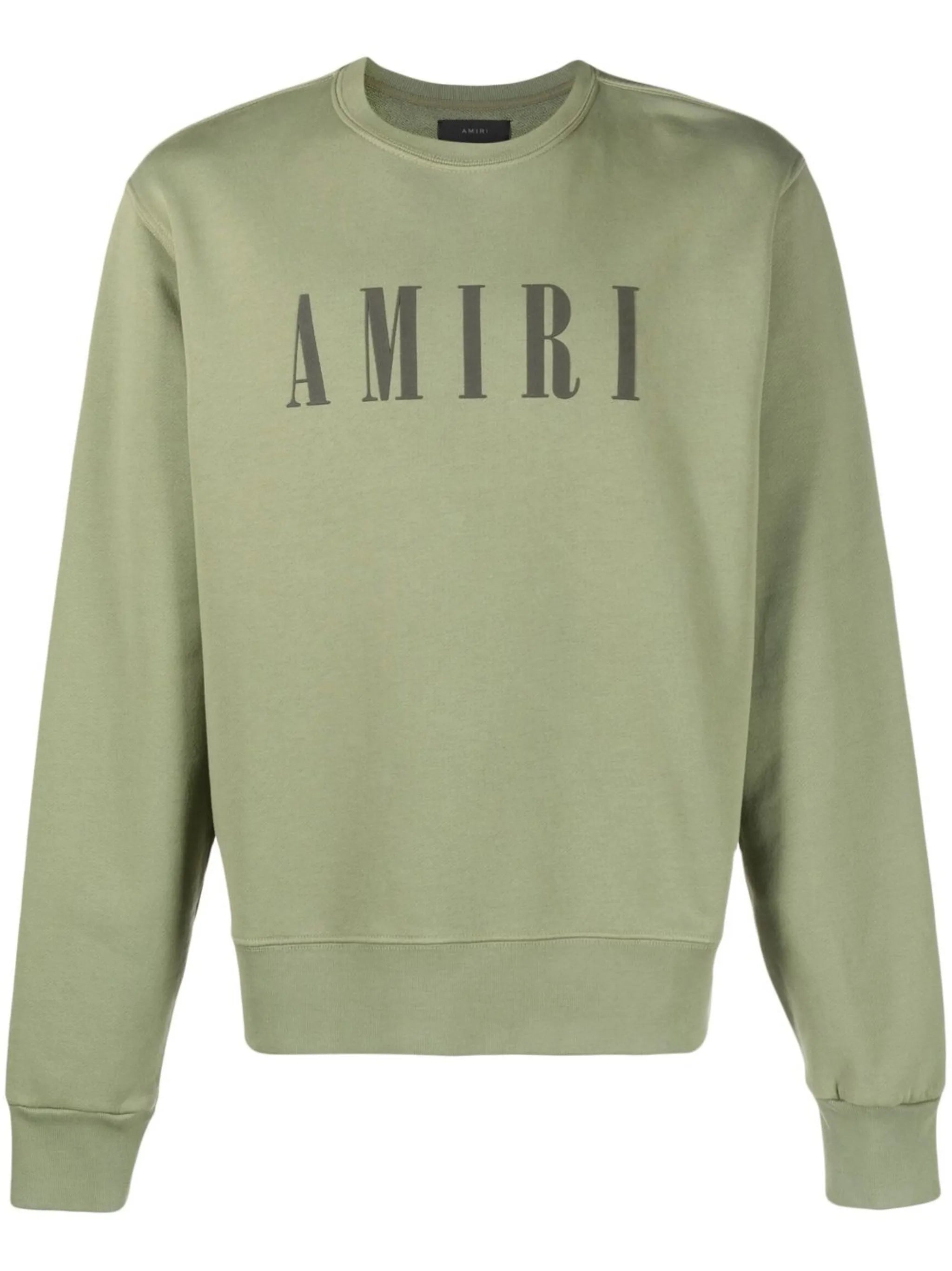 logo-print crew neck sweatshirt