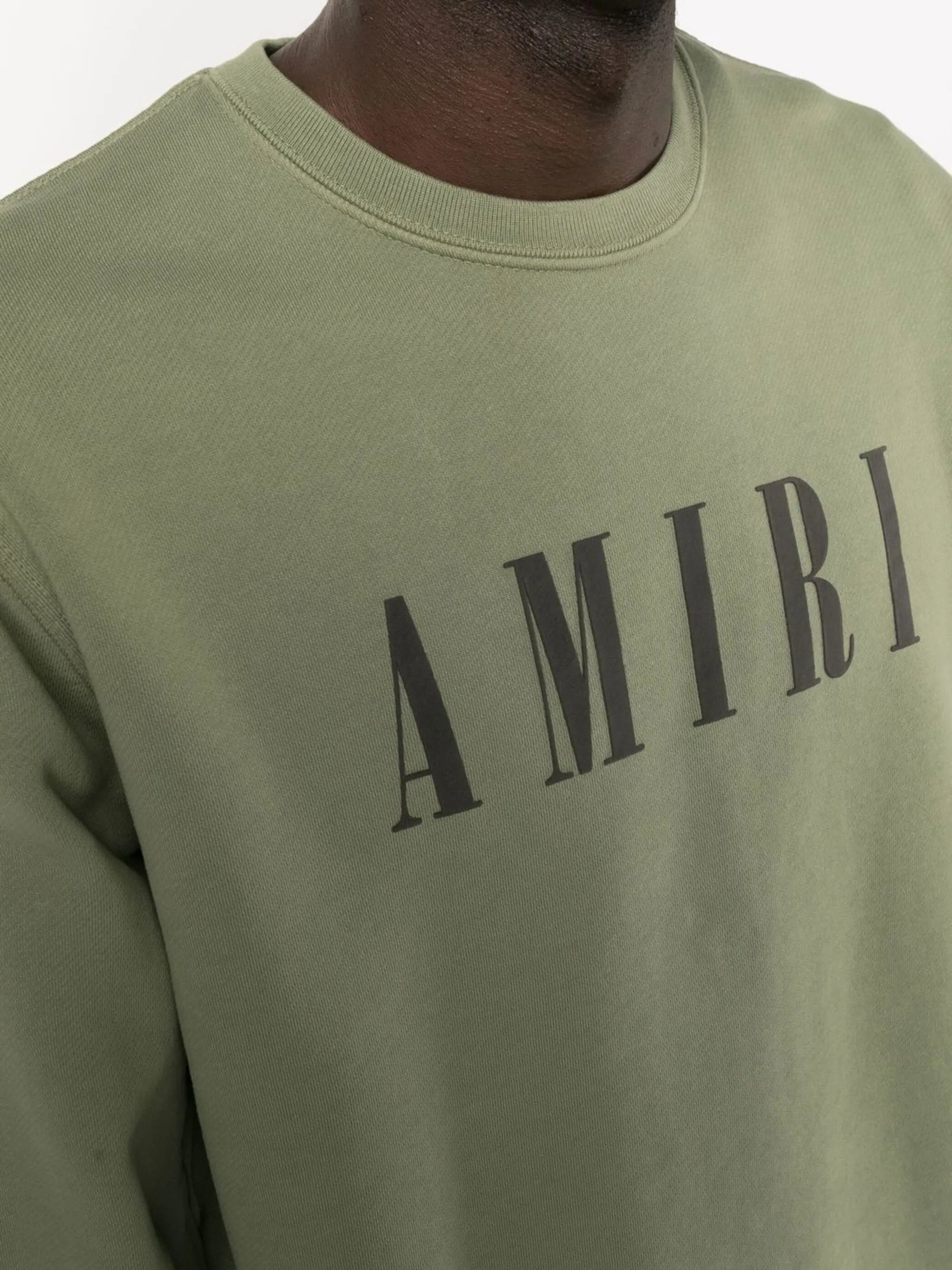logo-print crew neck sweatshirt