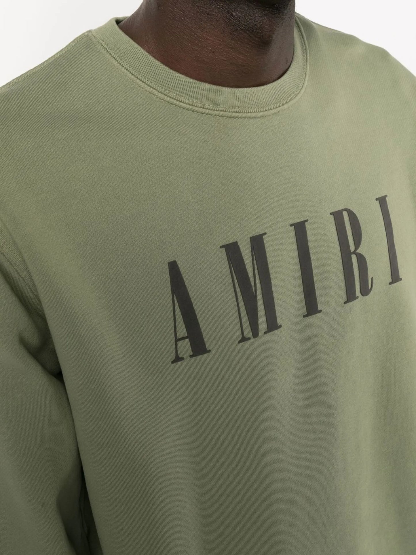 logo-print crew neck sweatshirt