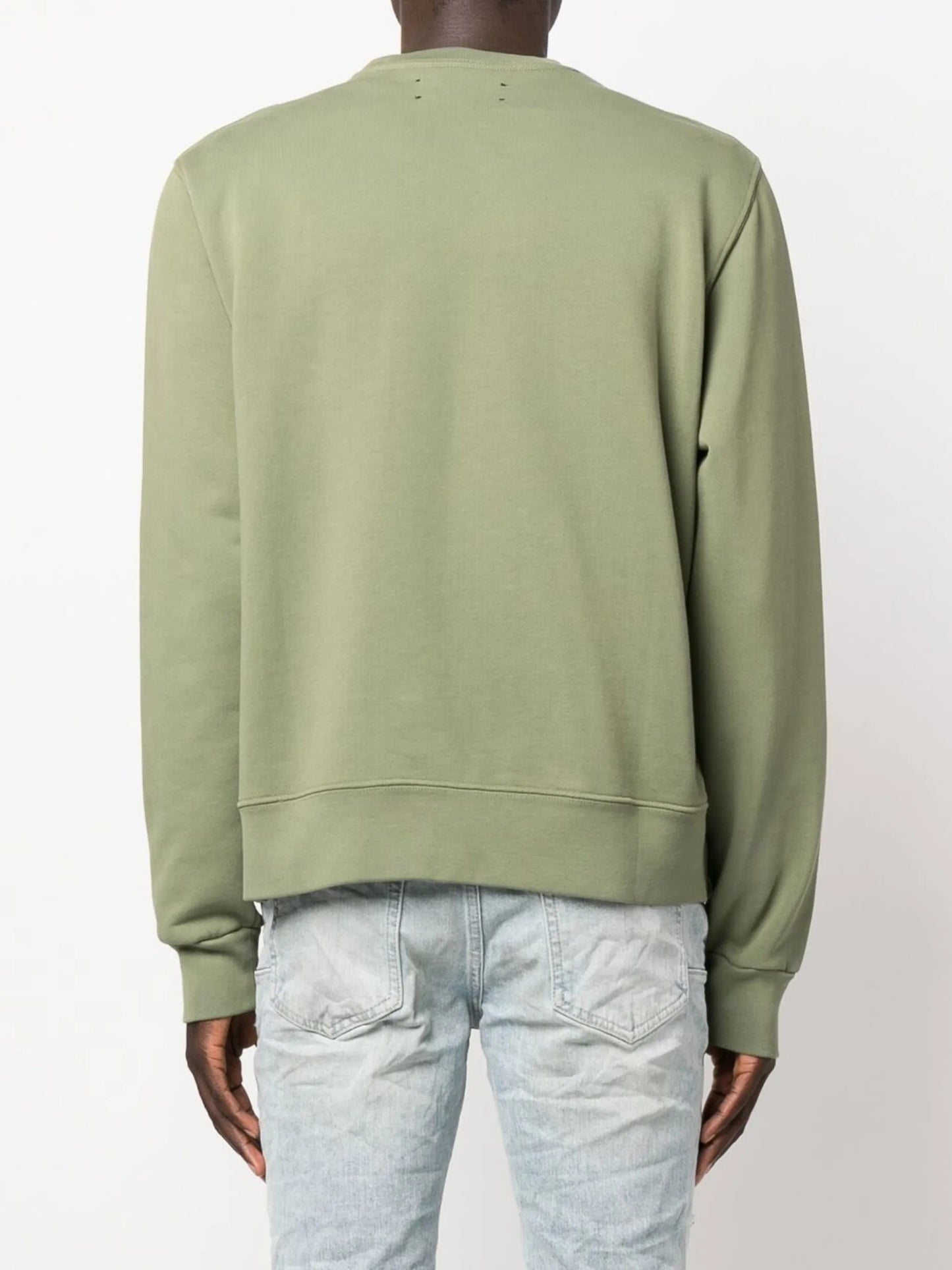 logo-print crew neck sweatshirt