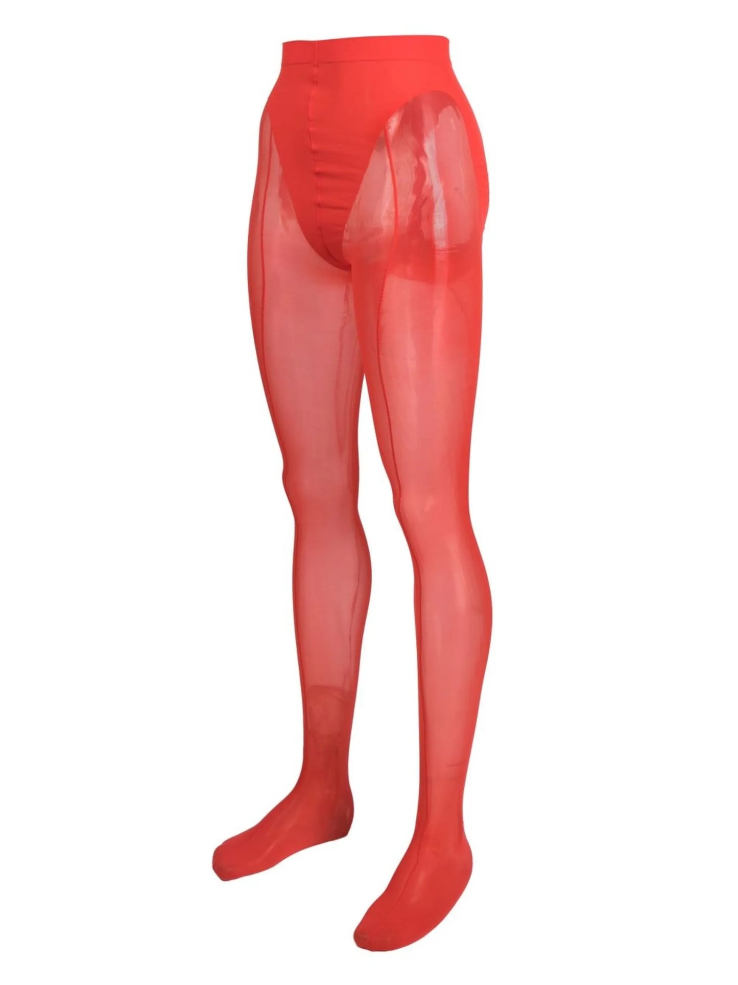 x Mugler mesh-panelled tights