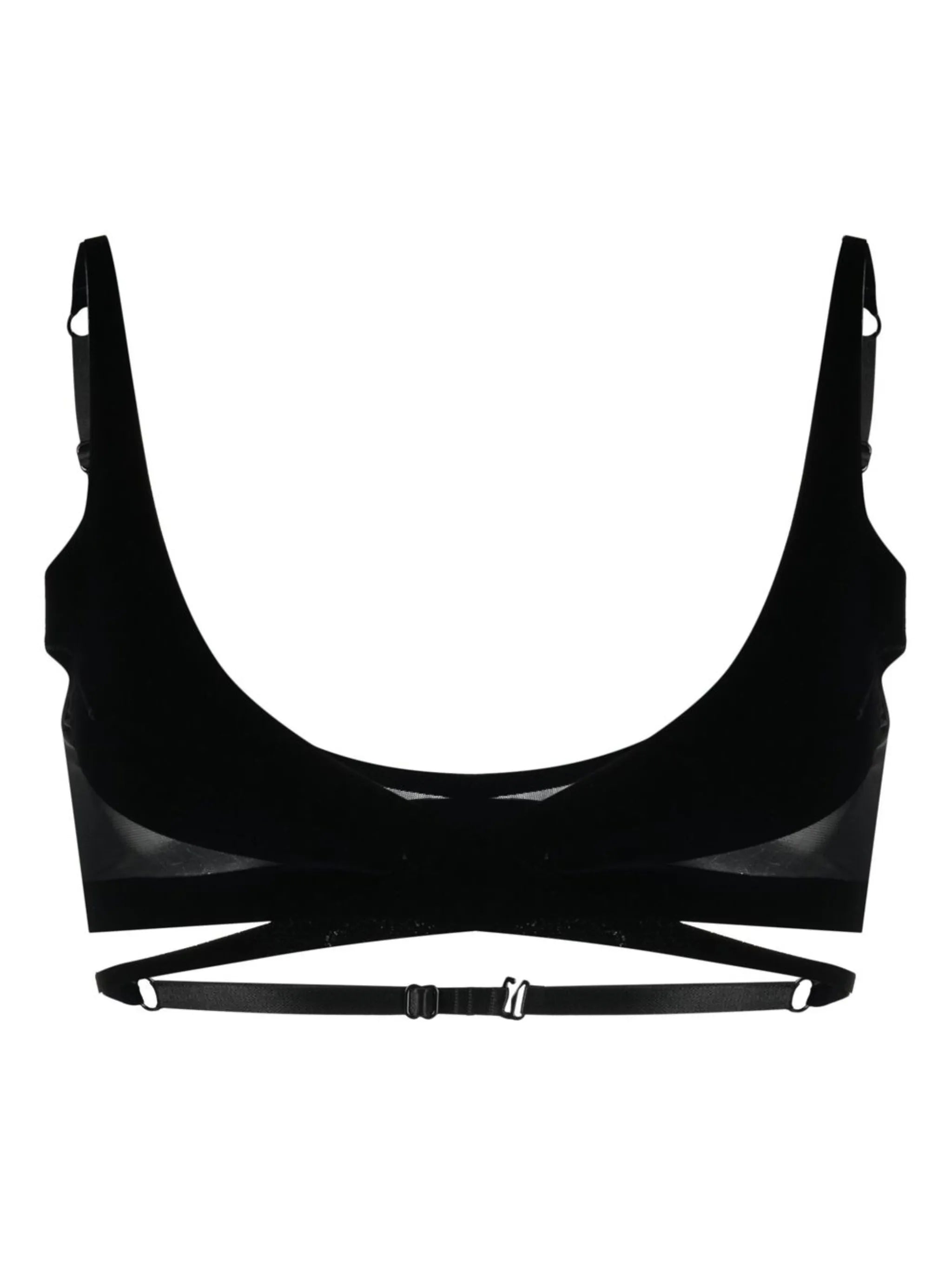 x Mugler Flock Shaping bra