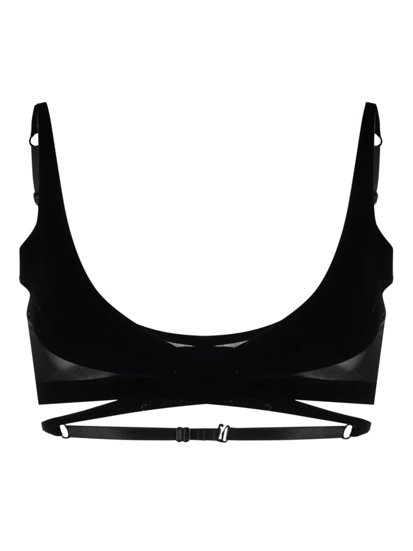x Mugler Flock Shaping bra