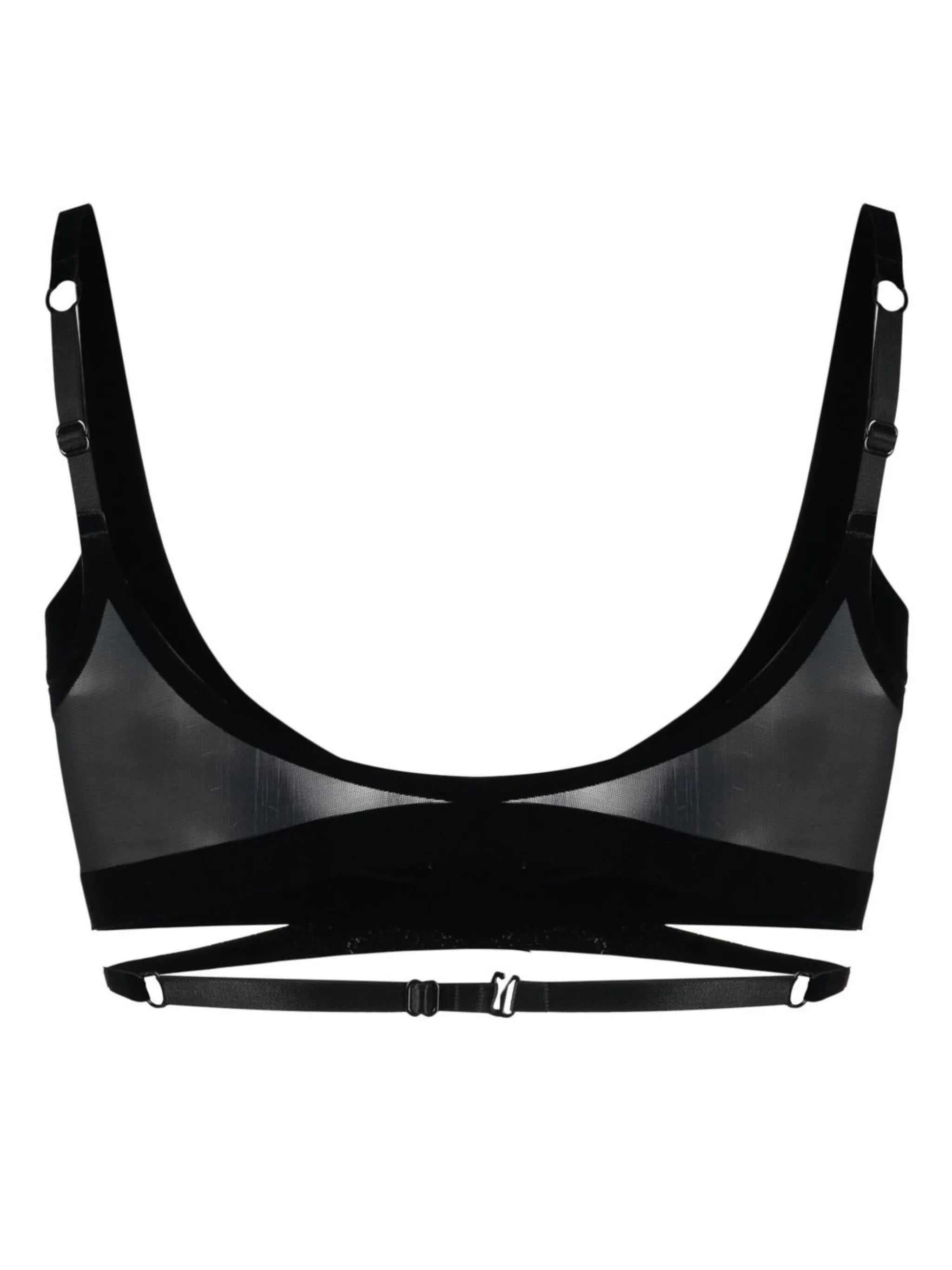 x Mugler Flock Shaping bra
