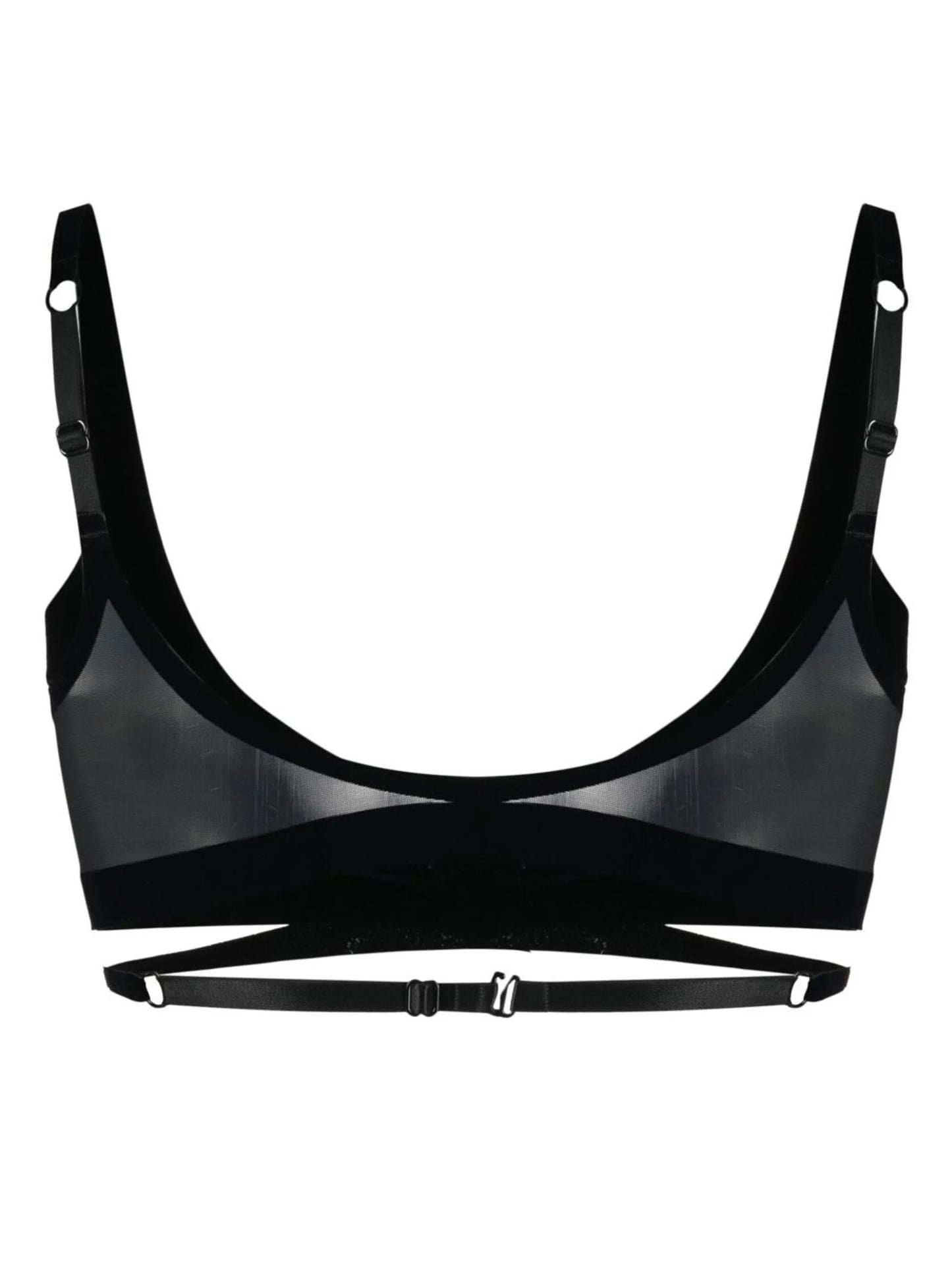 x Mugler Flock Shaping bra
