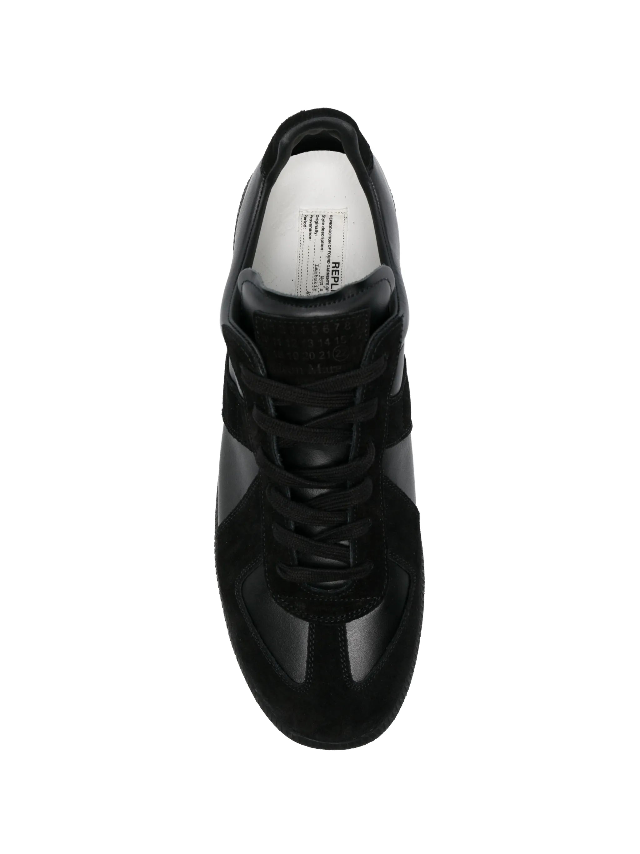 Replica low-top leather sneakers