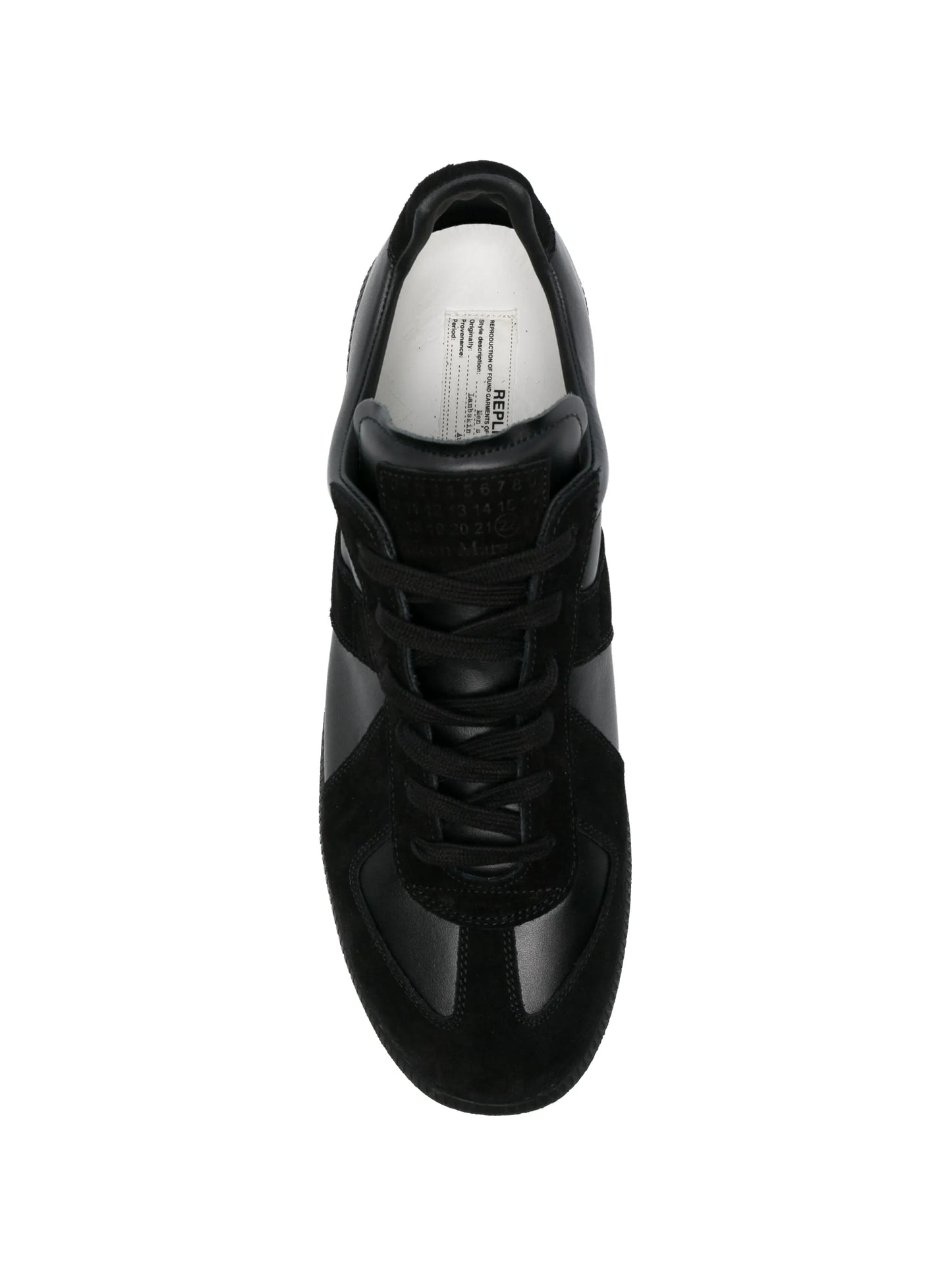 Replica low-top leather sneakers