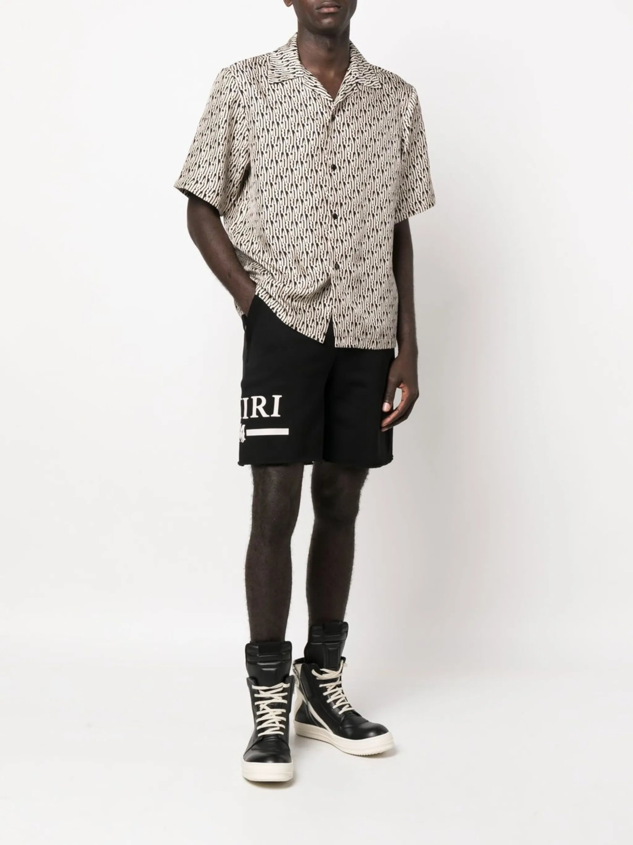 Ma Bar logo-print track shorts