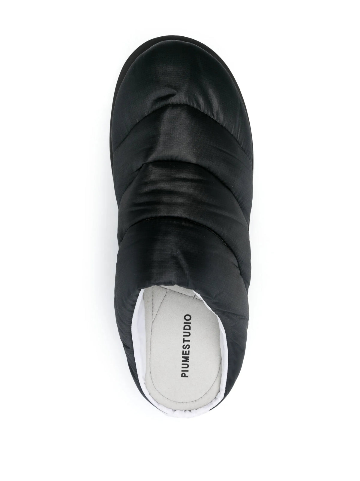 round-toe padded slippers