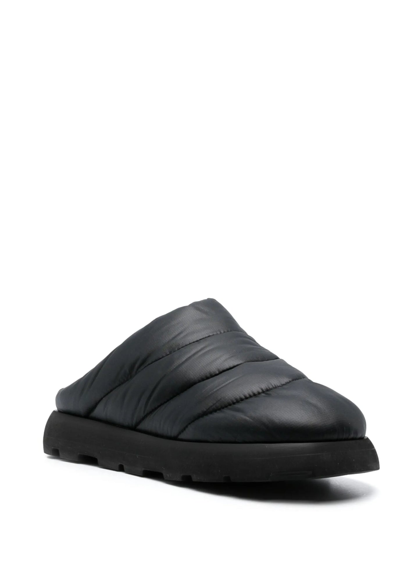 round-toe padded slippers
