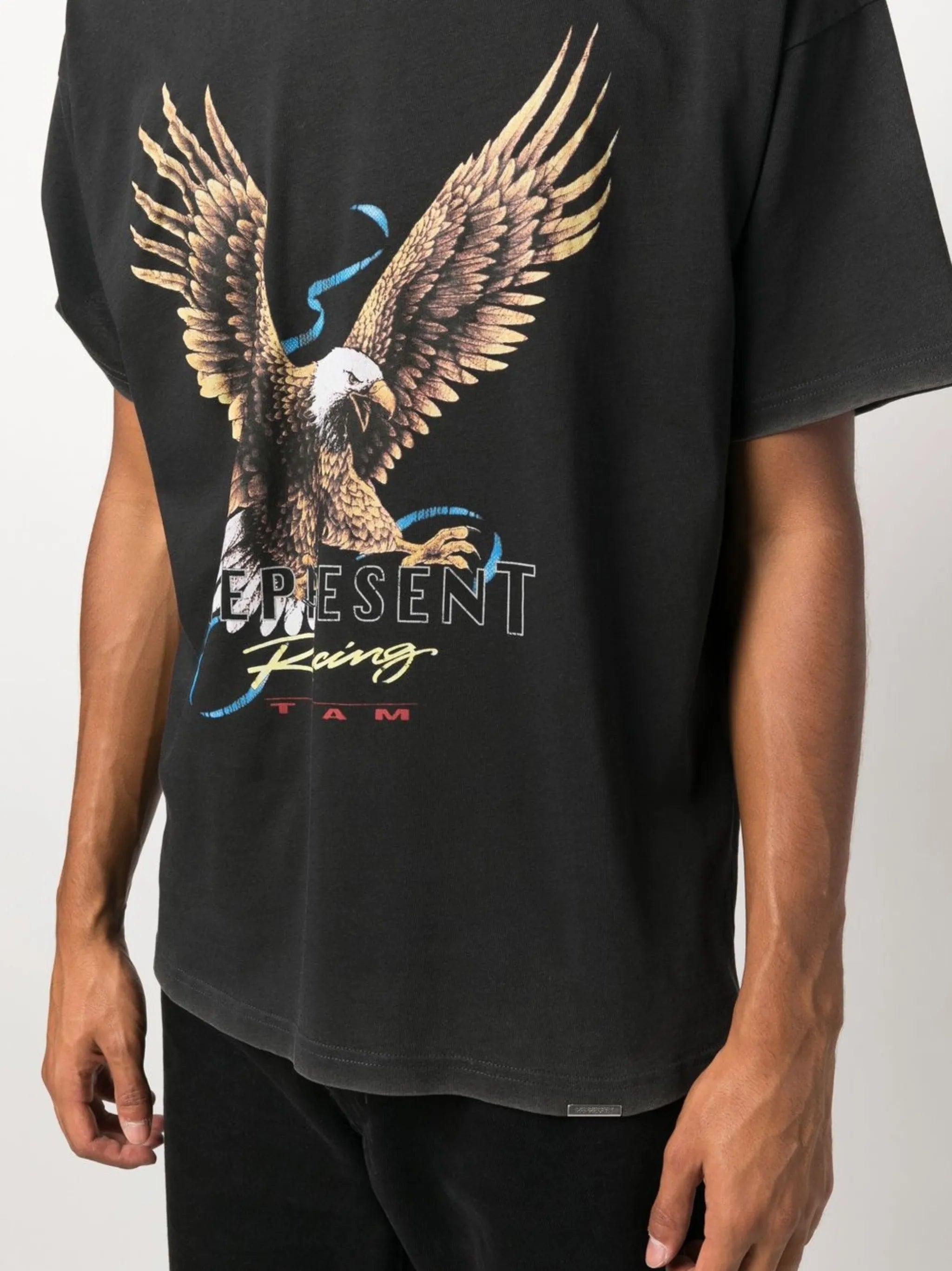 graphic-print crew neck T-shirt