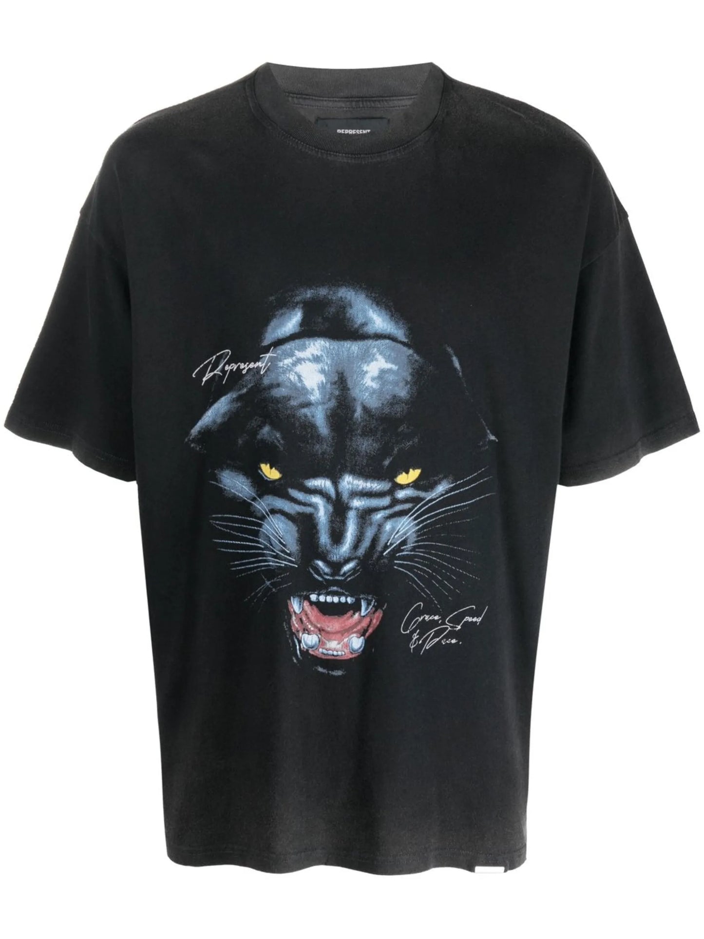 graphic-print oversize T-shirt