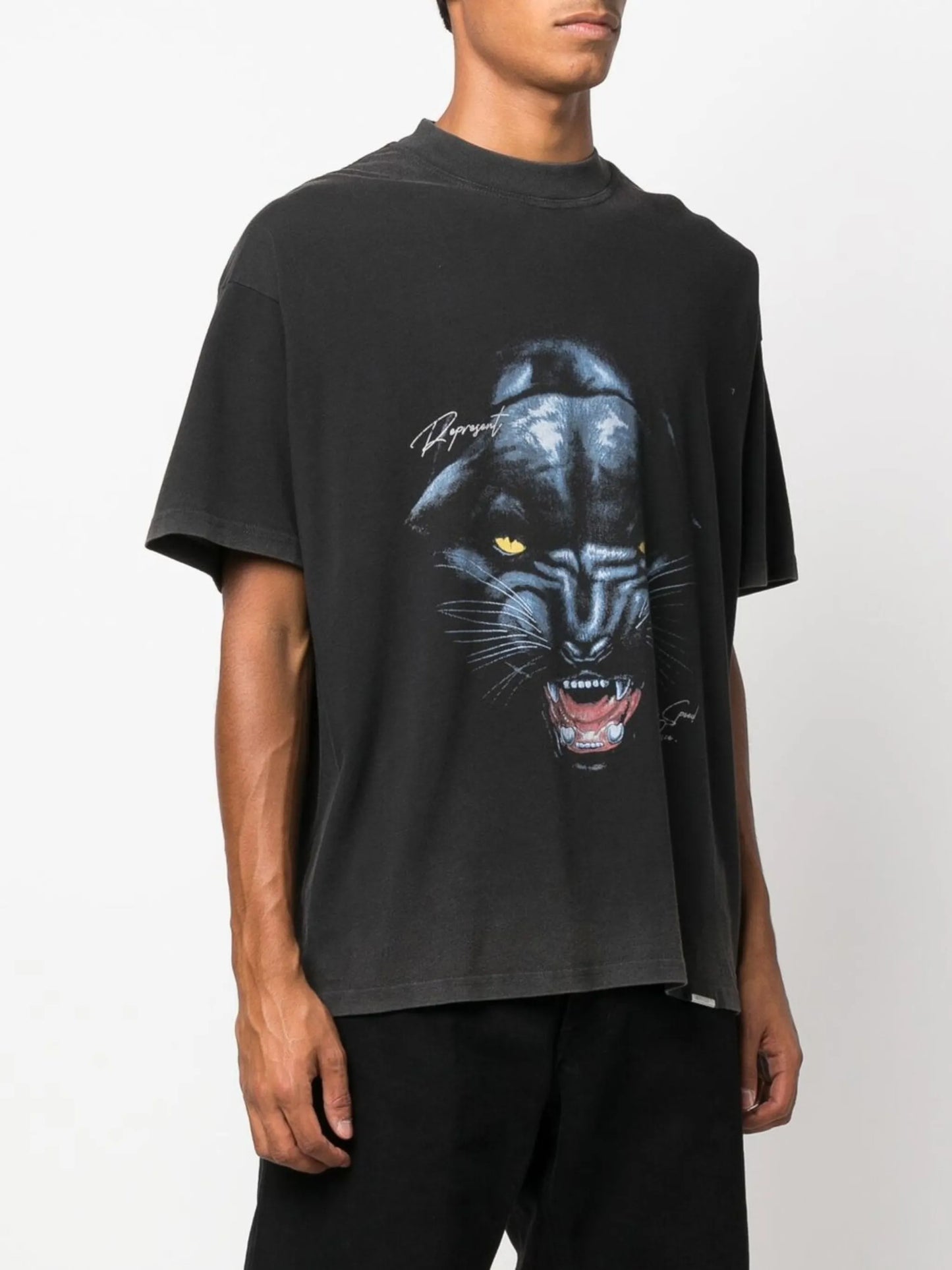 graphic-print oversize T-shirt