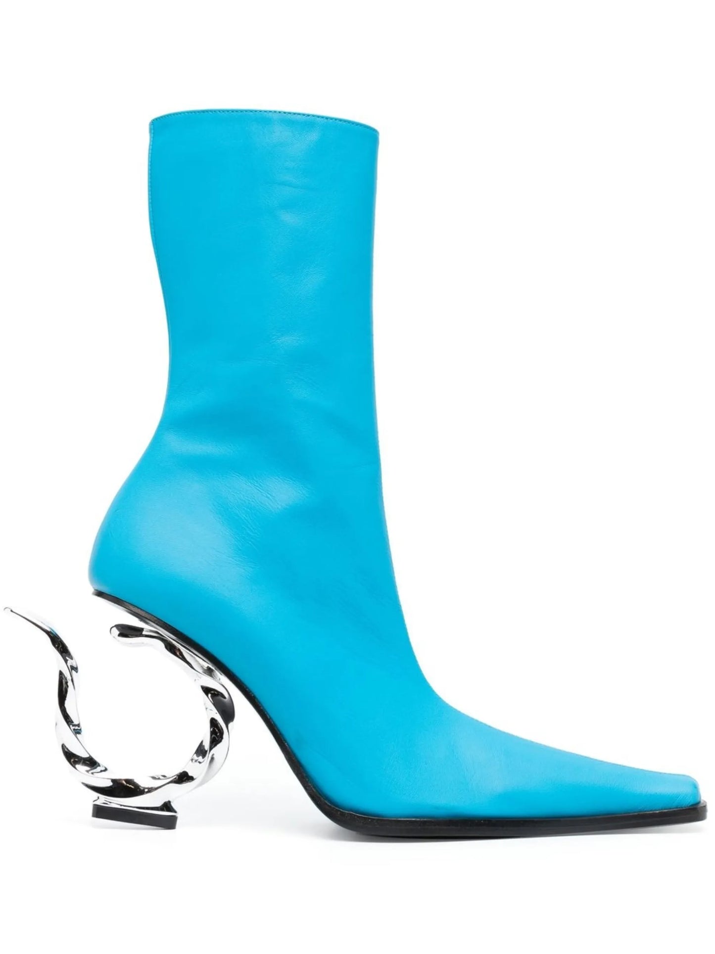Hook-Heel XX 95mm pointed leather boots