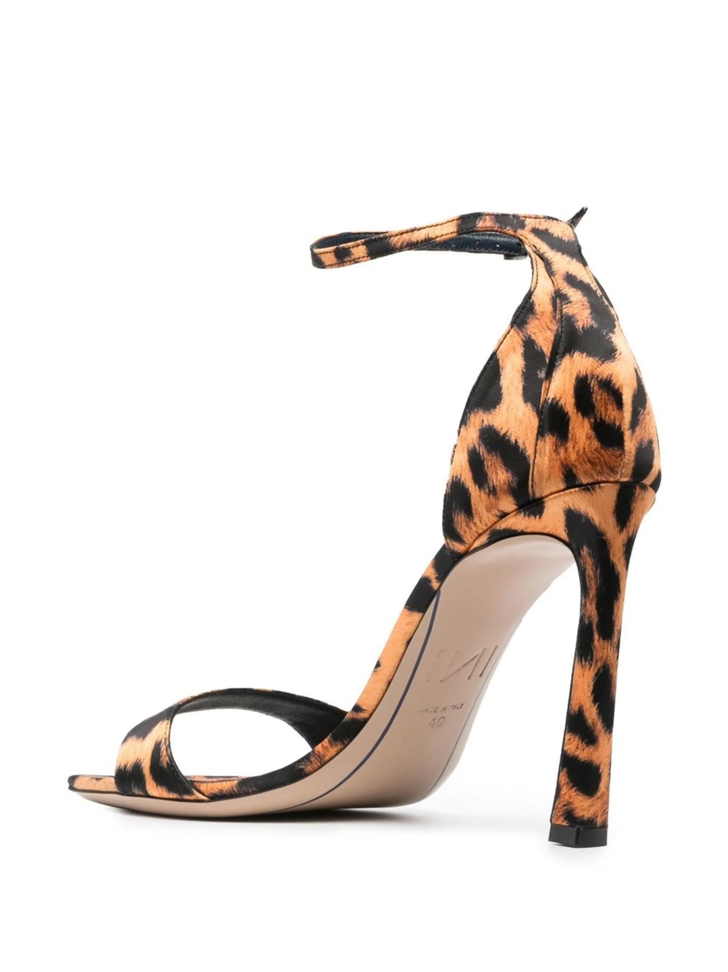 Enea leopard print square-toe sandals