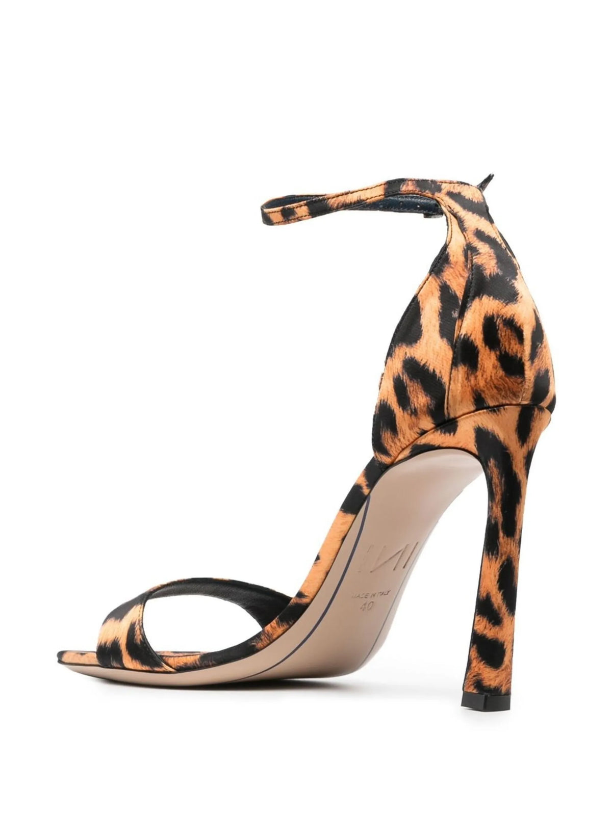 Enea leopard print square-toe sandals