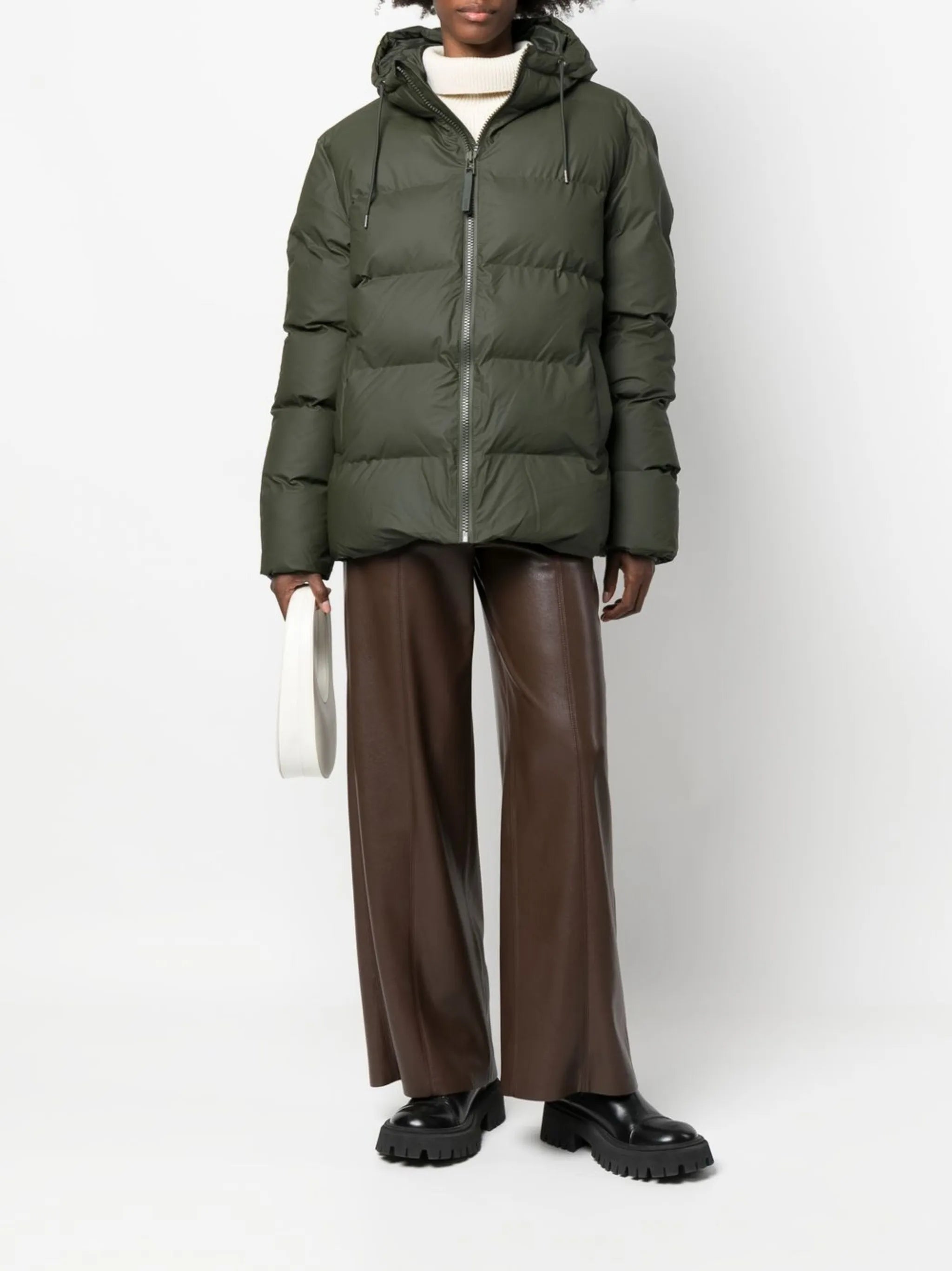 padded hooded jacket
