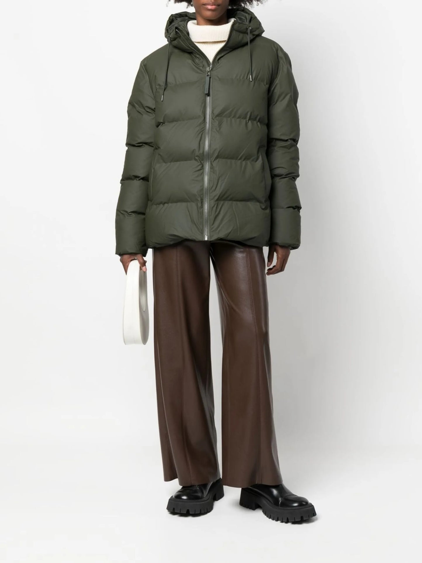 padded hooded jacket
