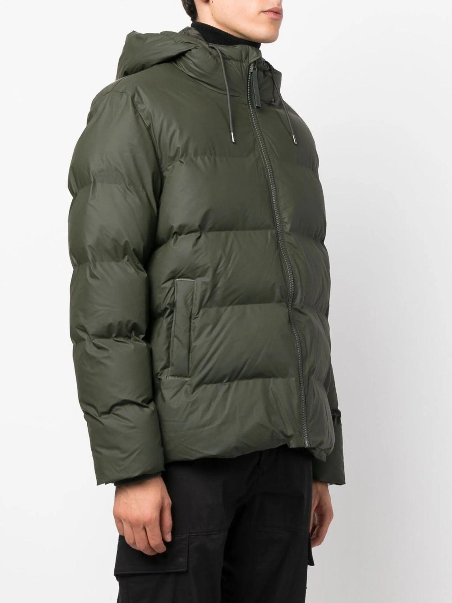padded hooded jacket