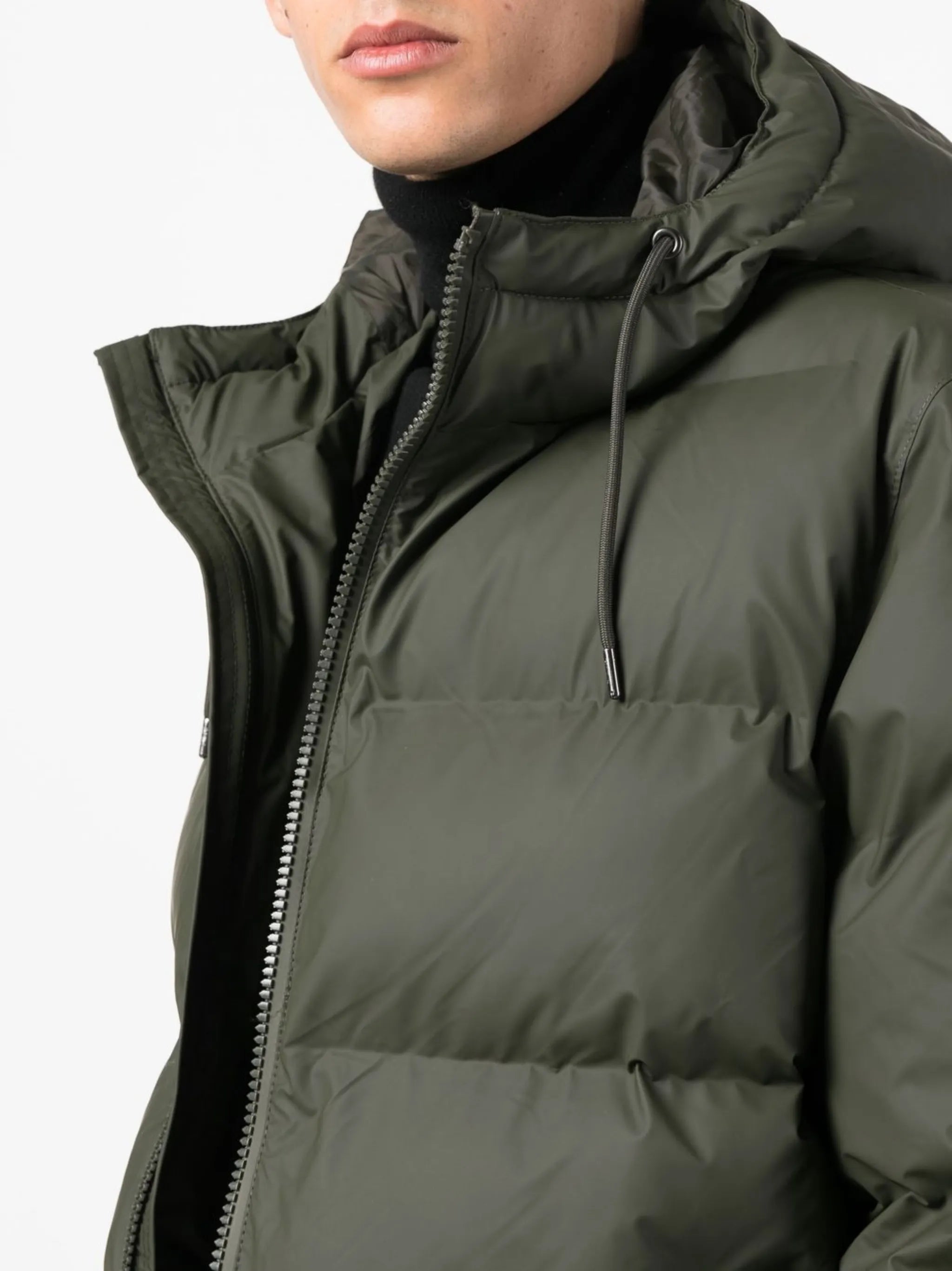 padded hooded jacket