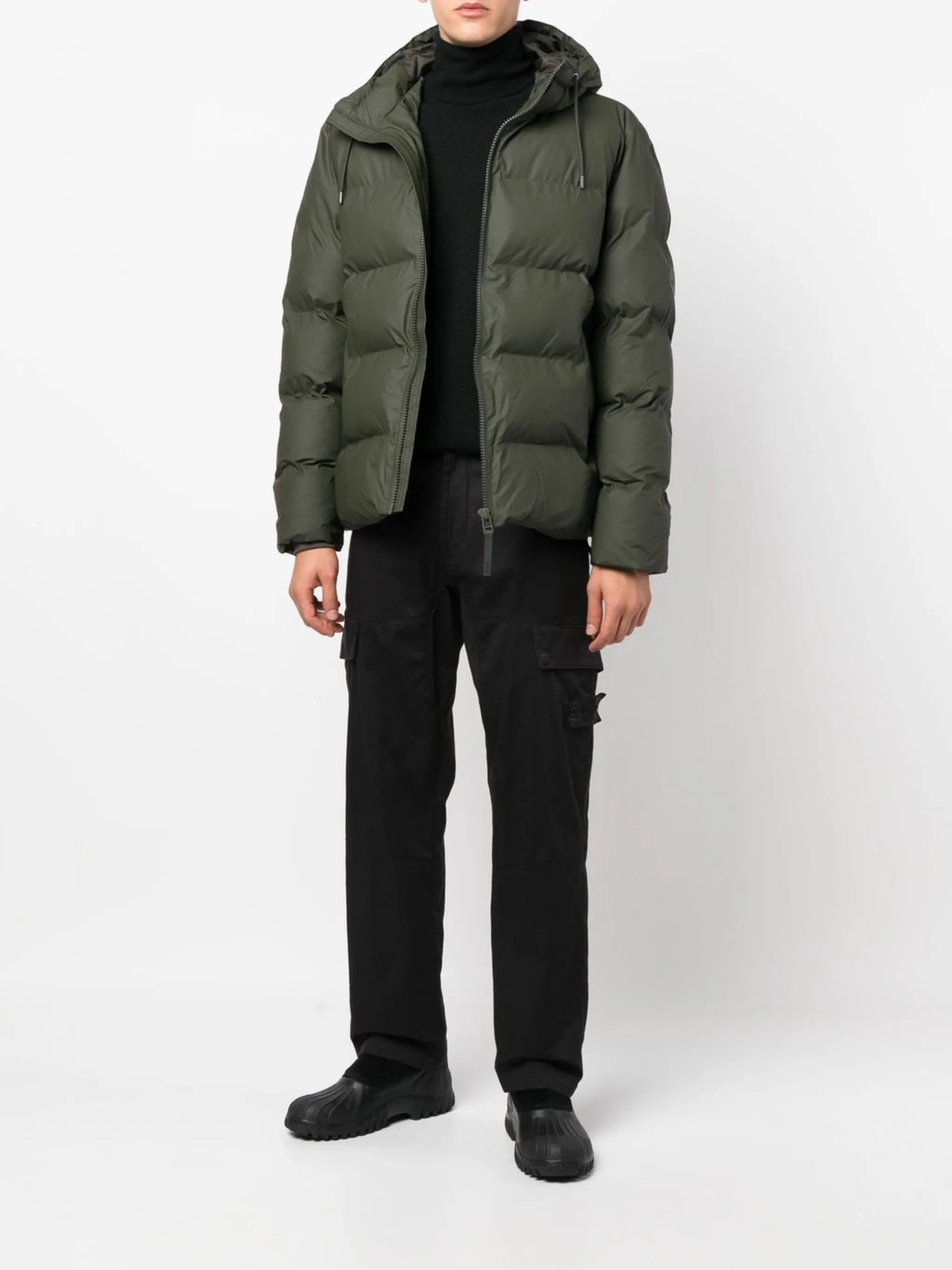 padded hooded jacket