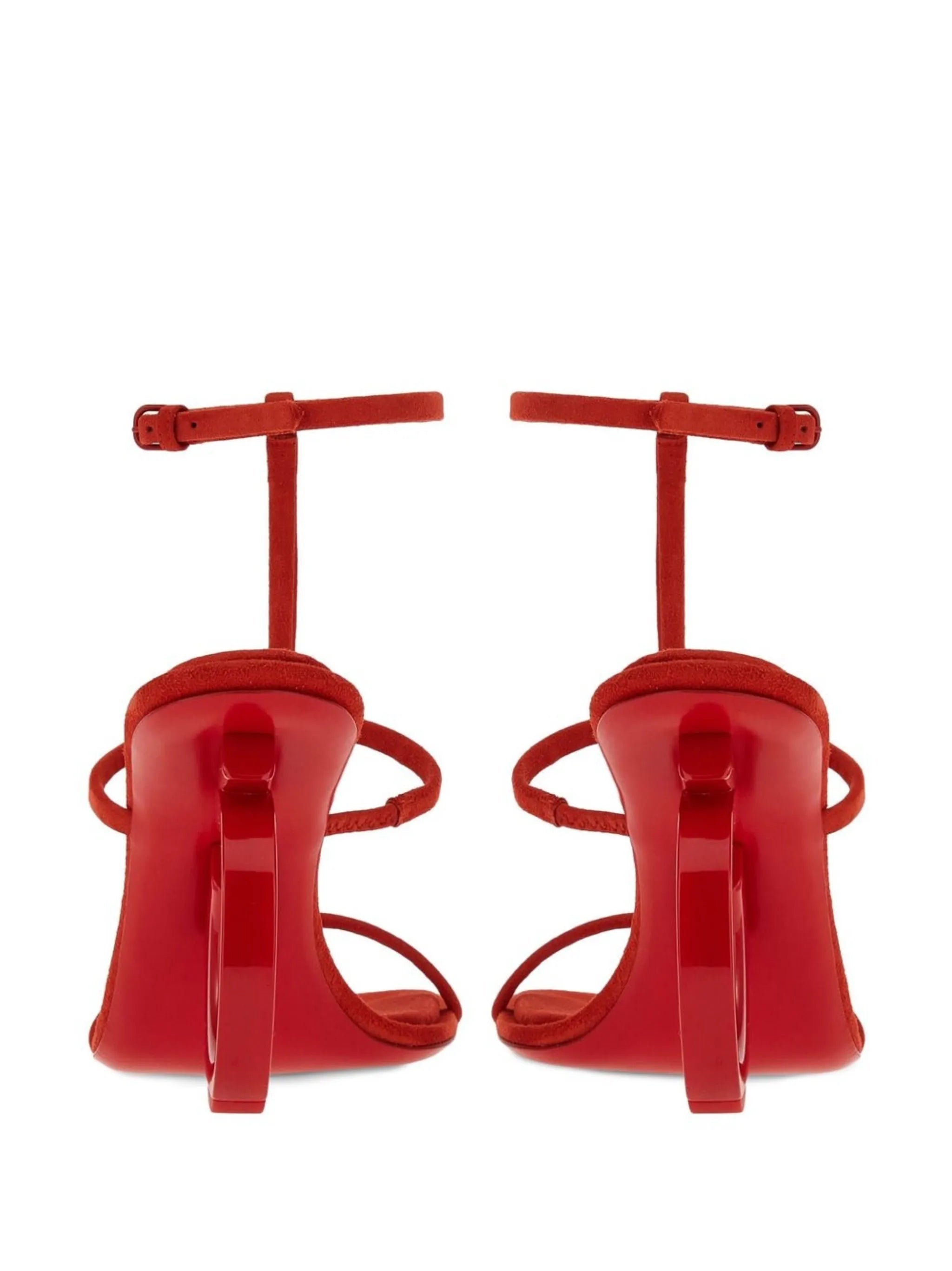 Elina 105mm suede sandals