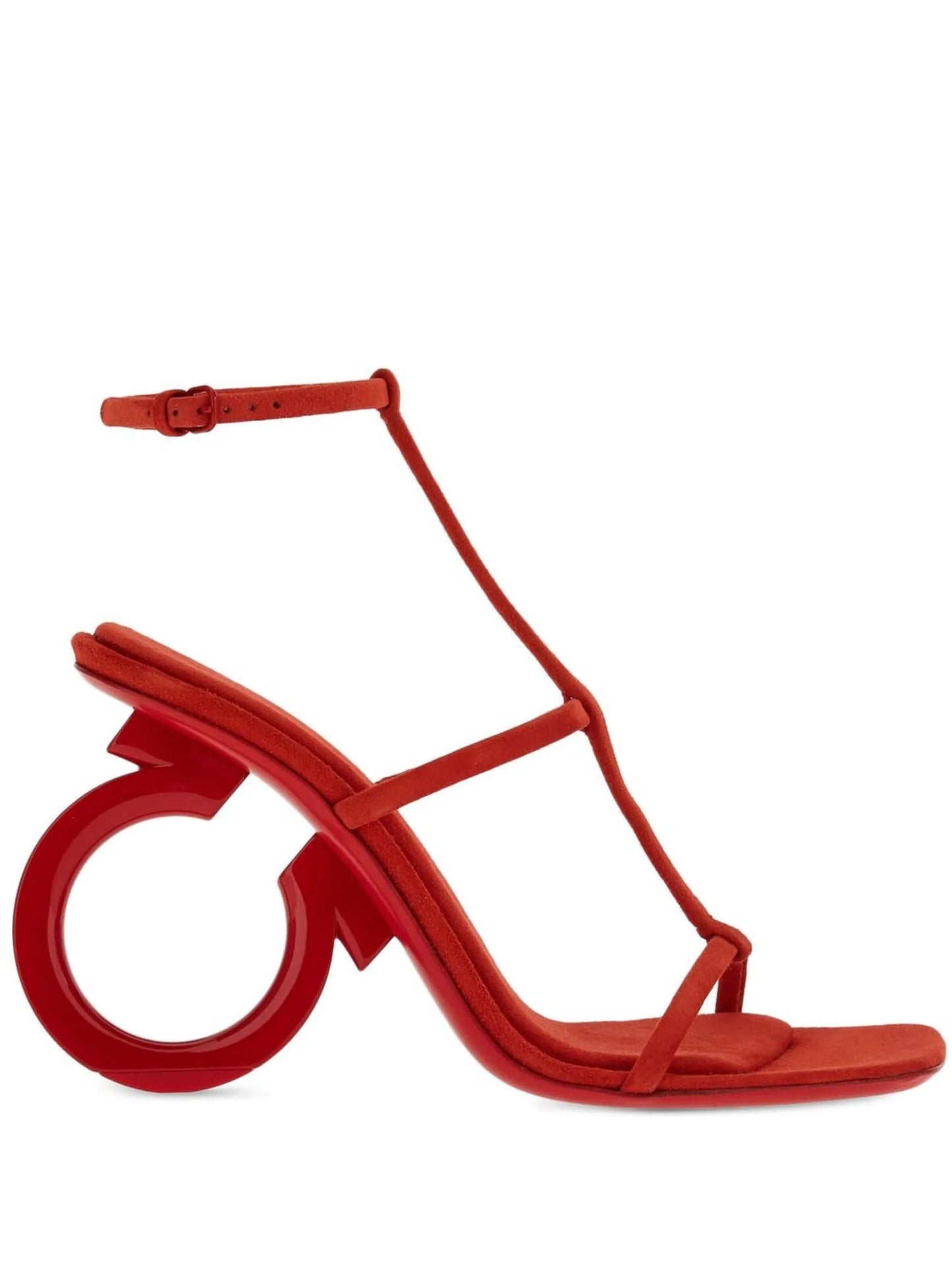 Elina 105mm suede sandals
