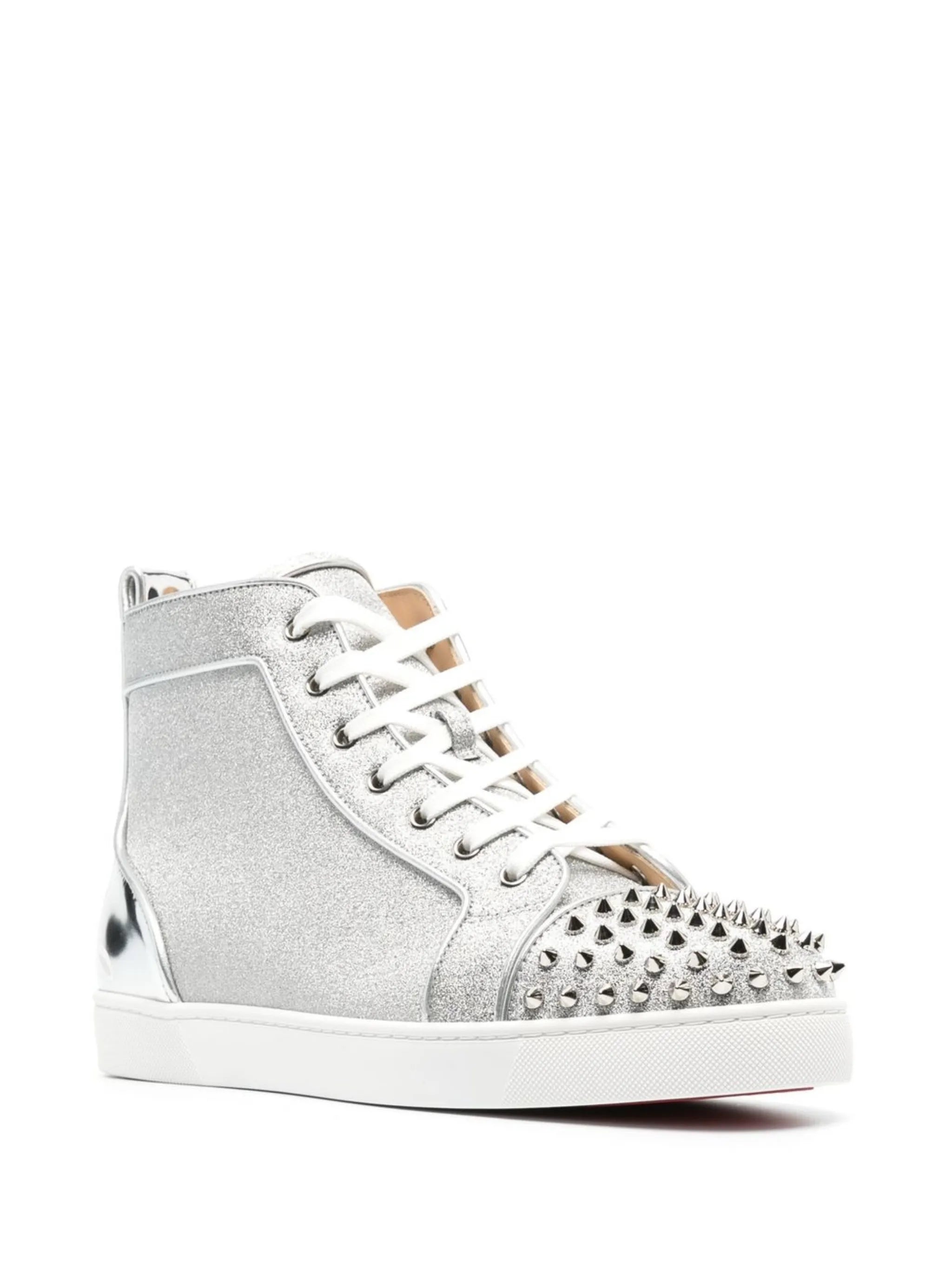 Spikes hi-top sneakers