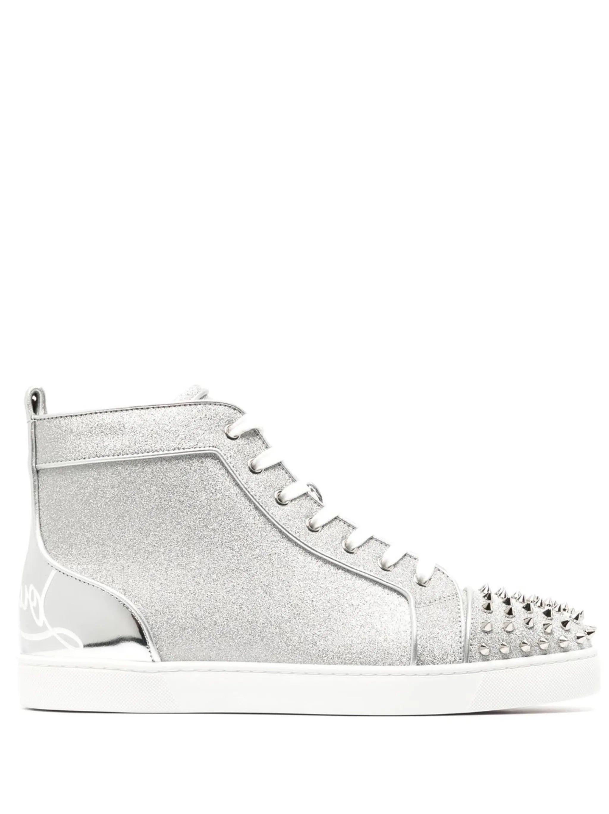 Spikes hi-top sneakers
