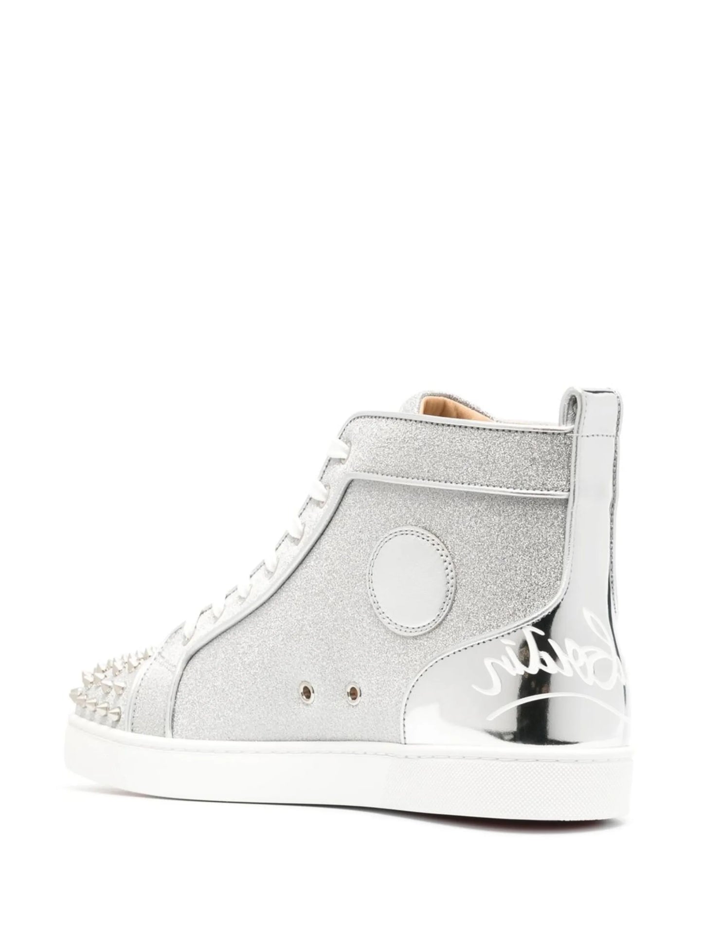 Spikes hi-top sneakers