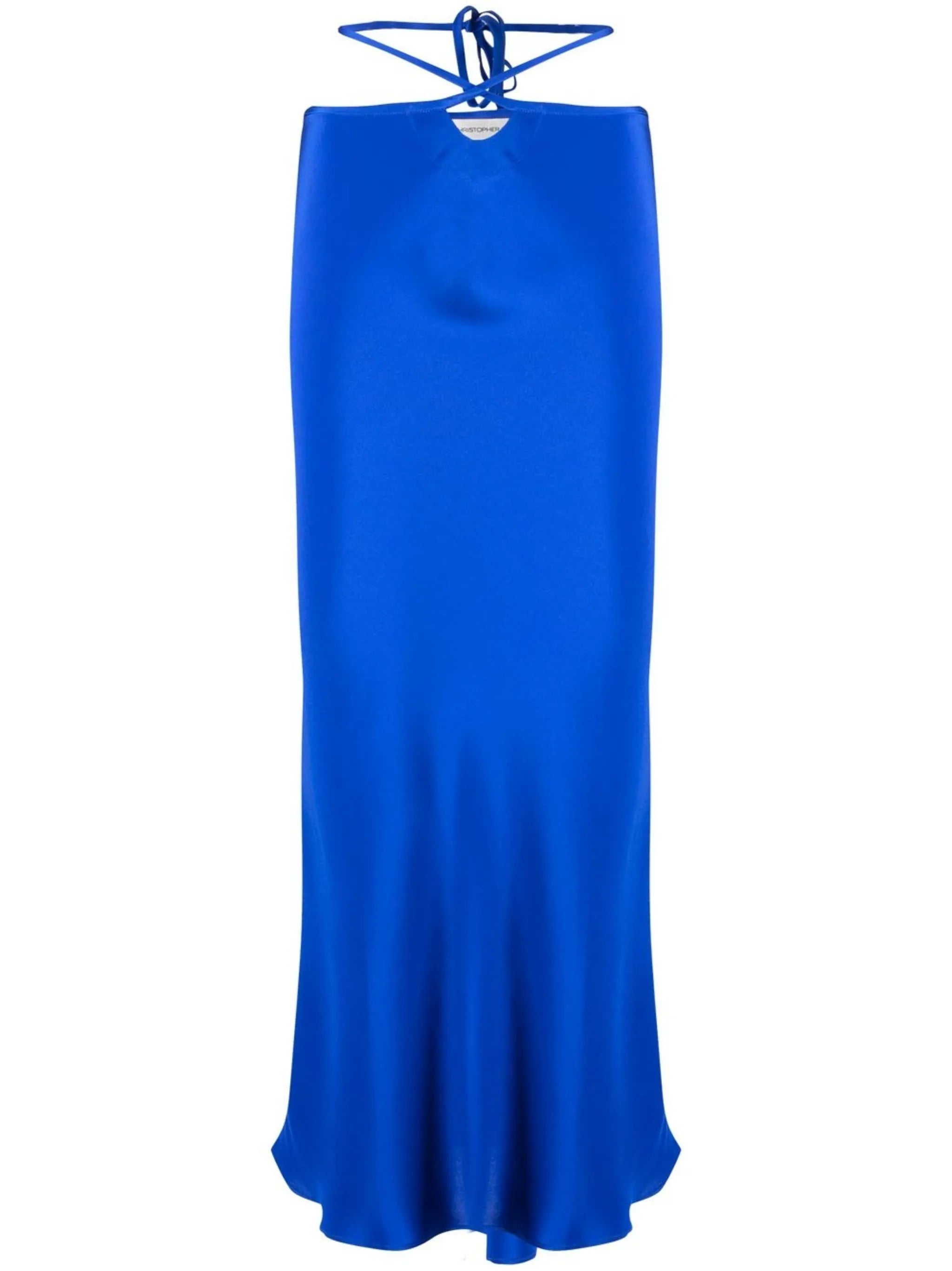 Loophole tie-waist maxi skirt