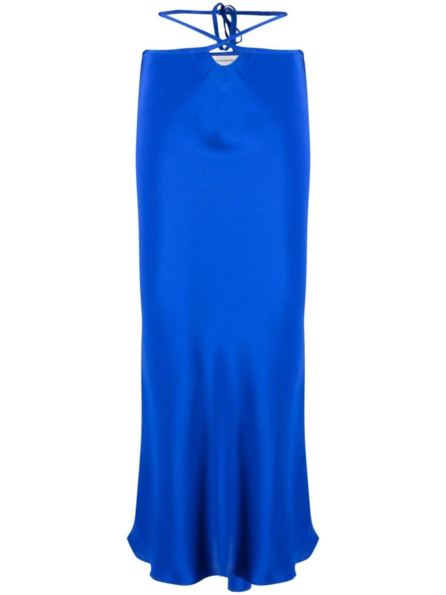 Loophole tie-waist maxi skirt