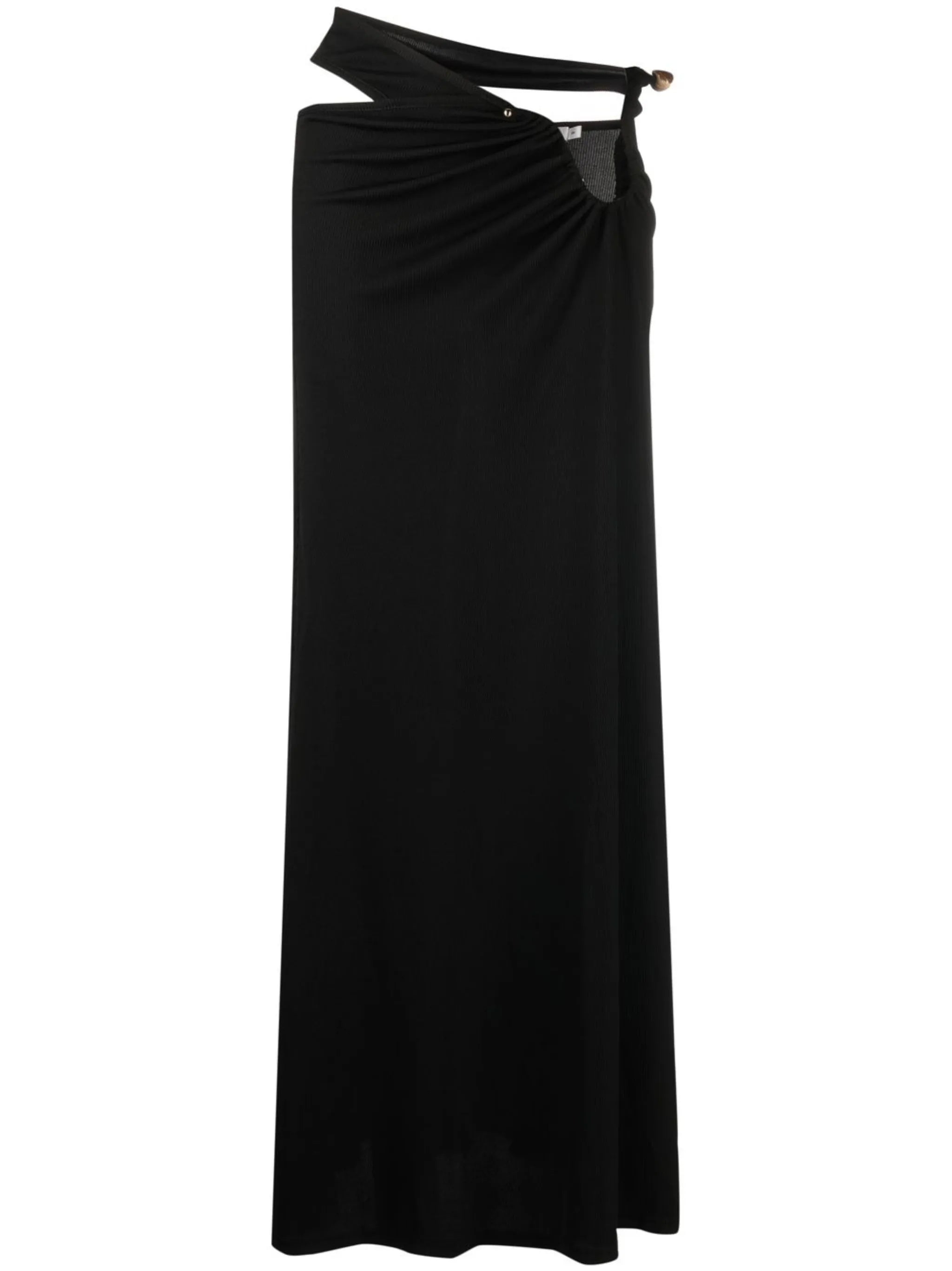 high-waisted cut-out maxi skirt