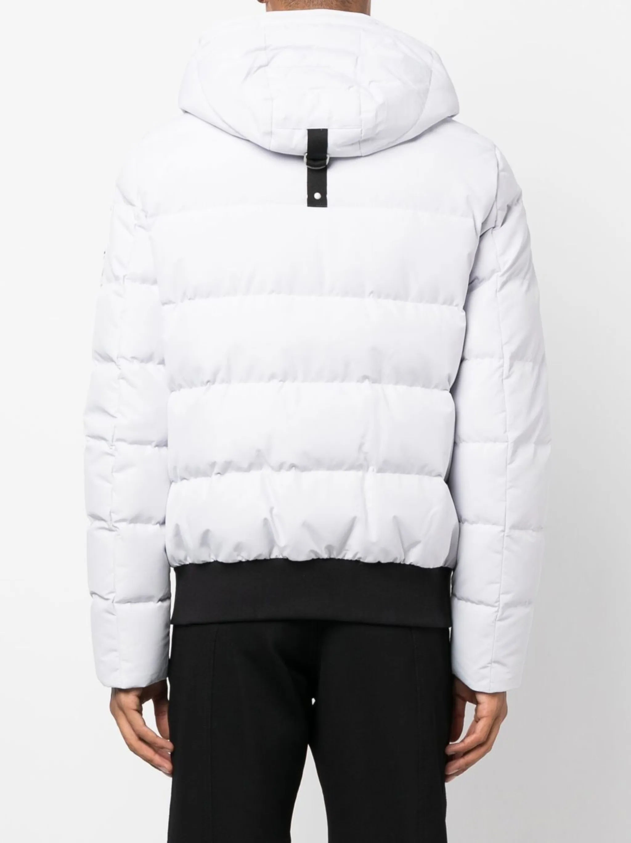 logo-plaque padded jacket