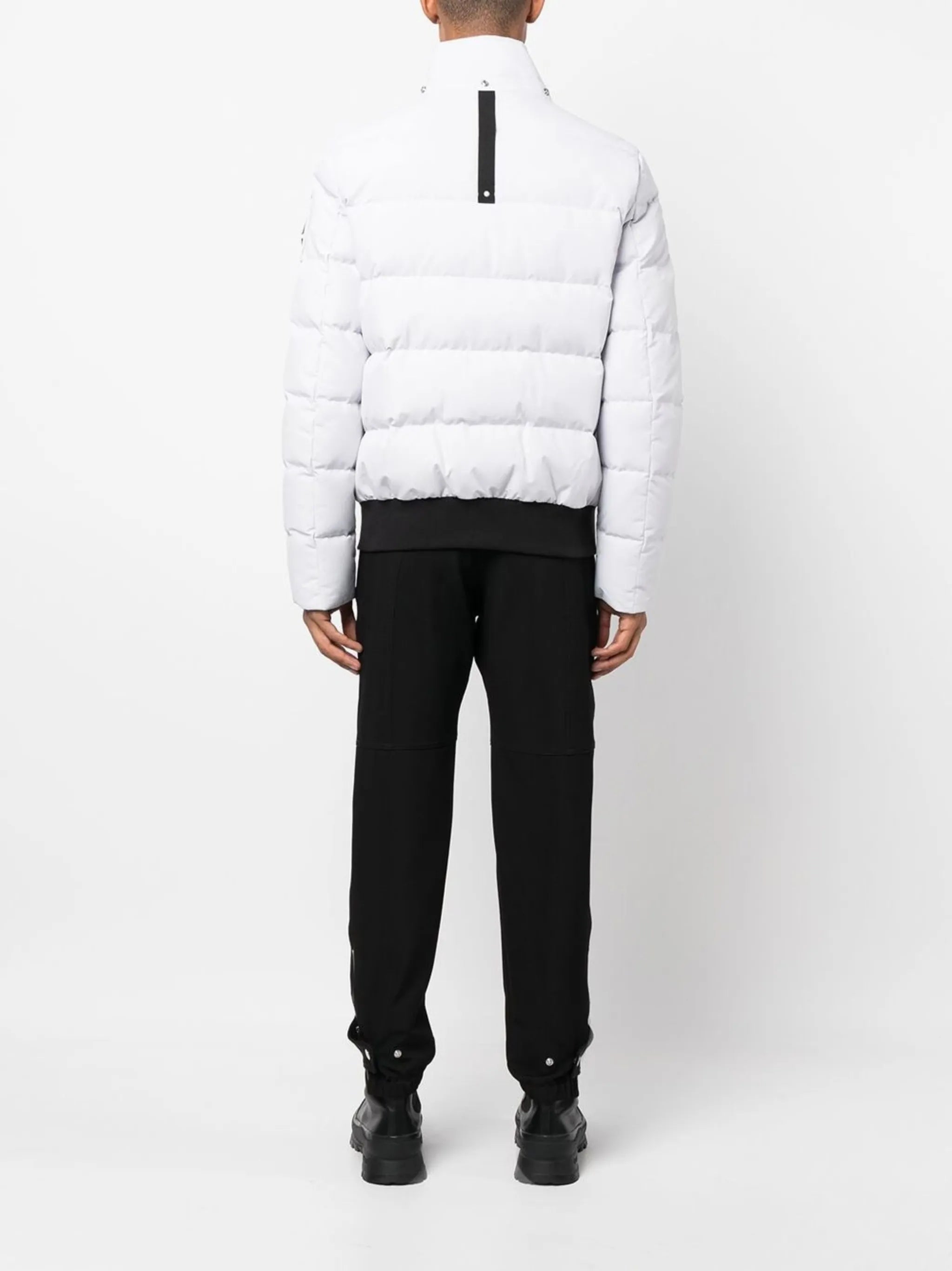 logo-plaque padded jacket
