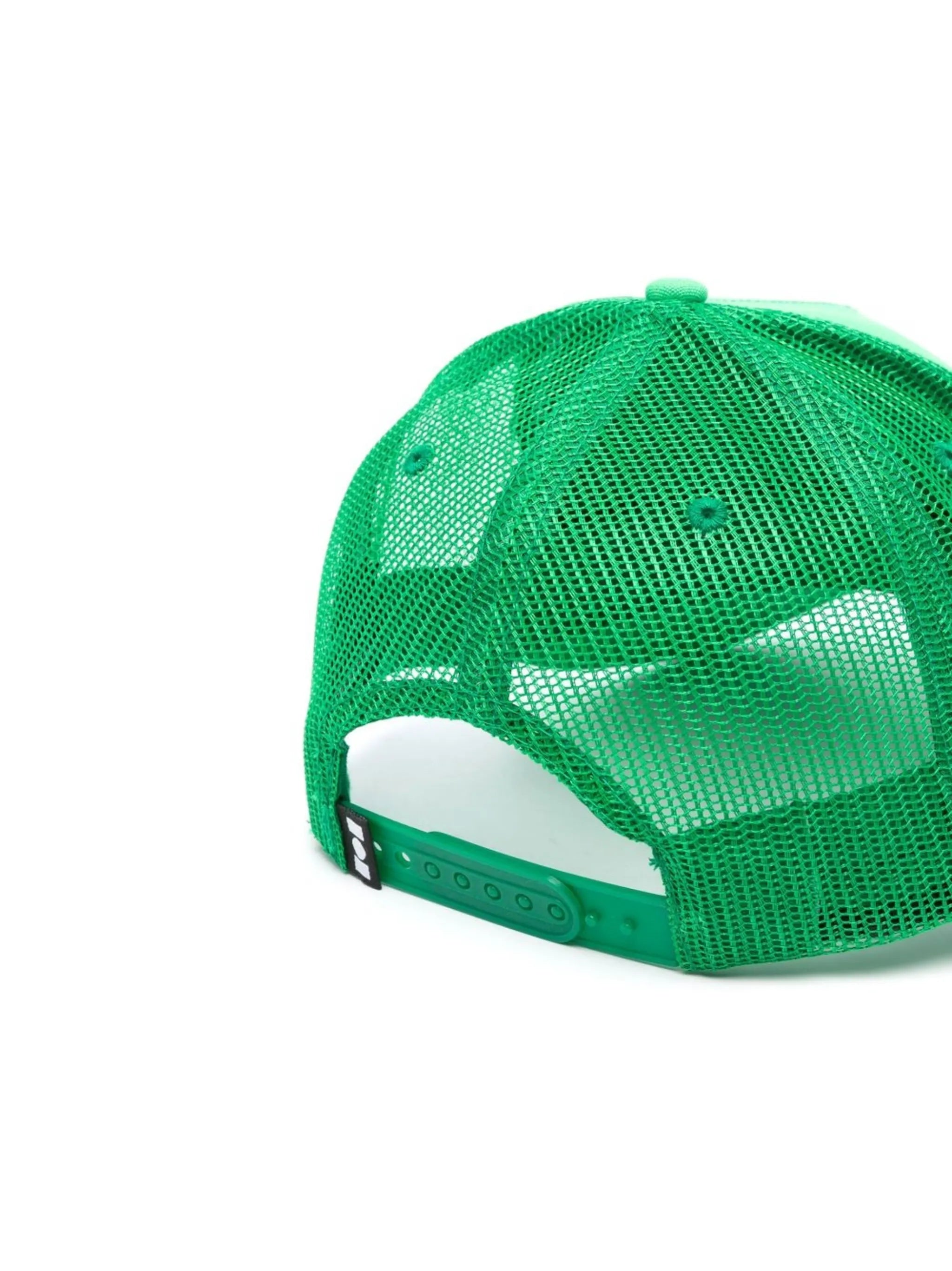 bubble wave logo trucker hat
