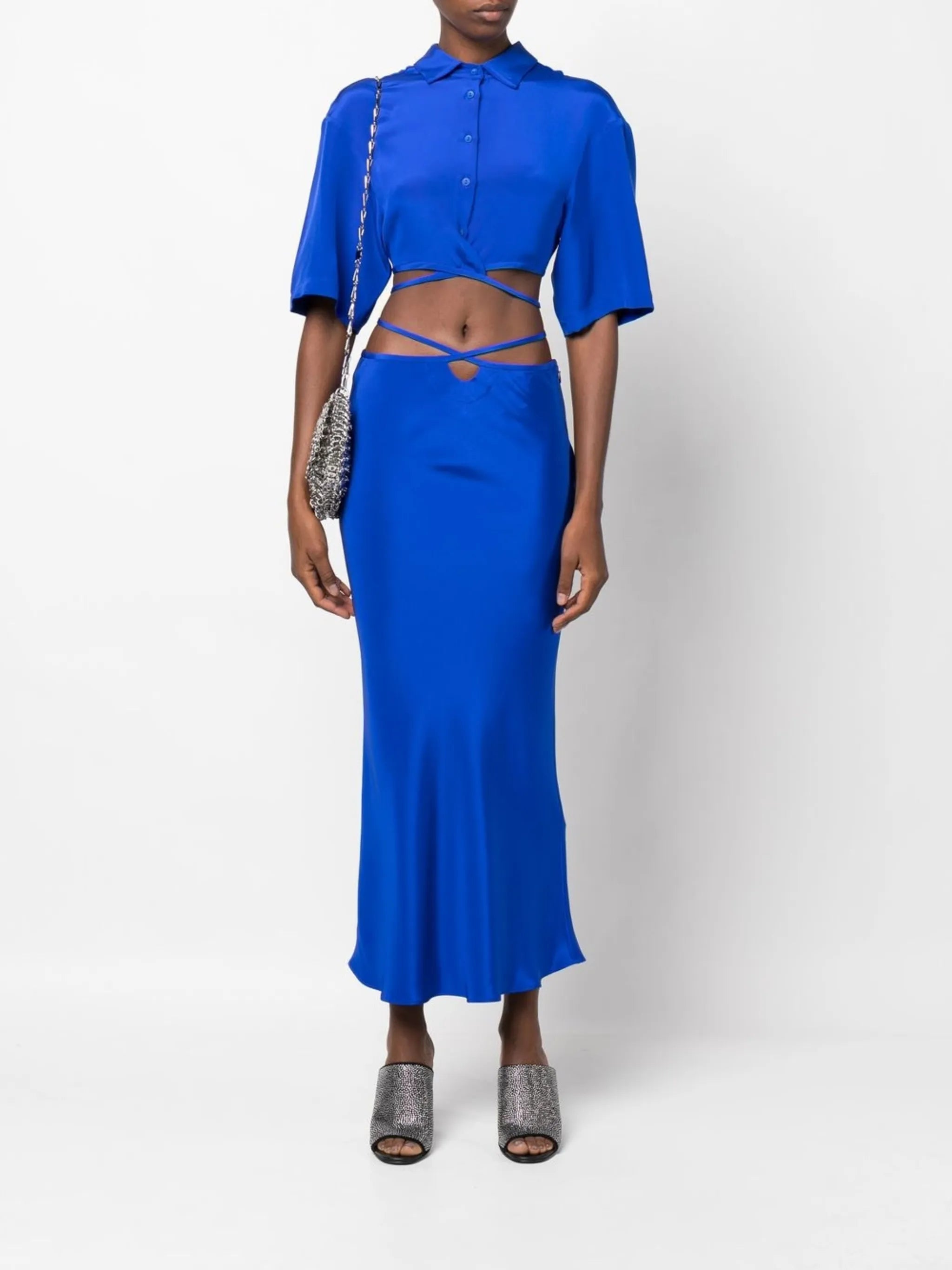 cropped short-sleeve shirt