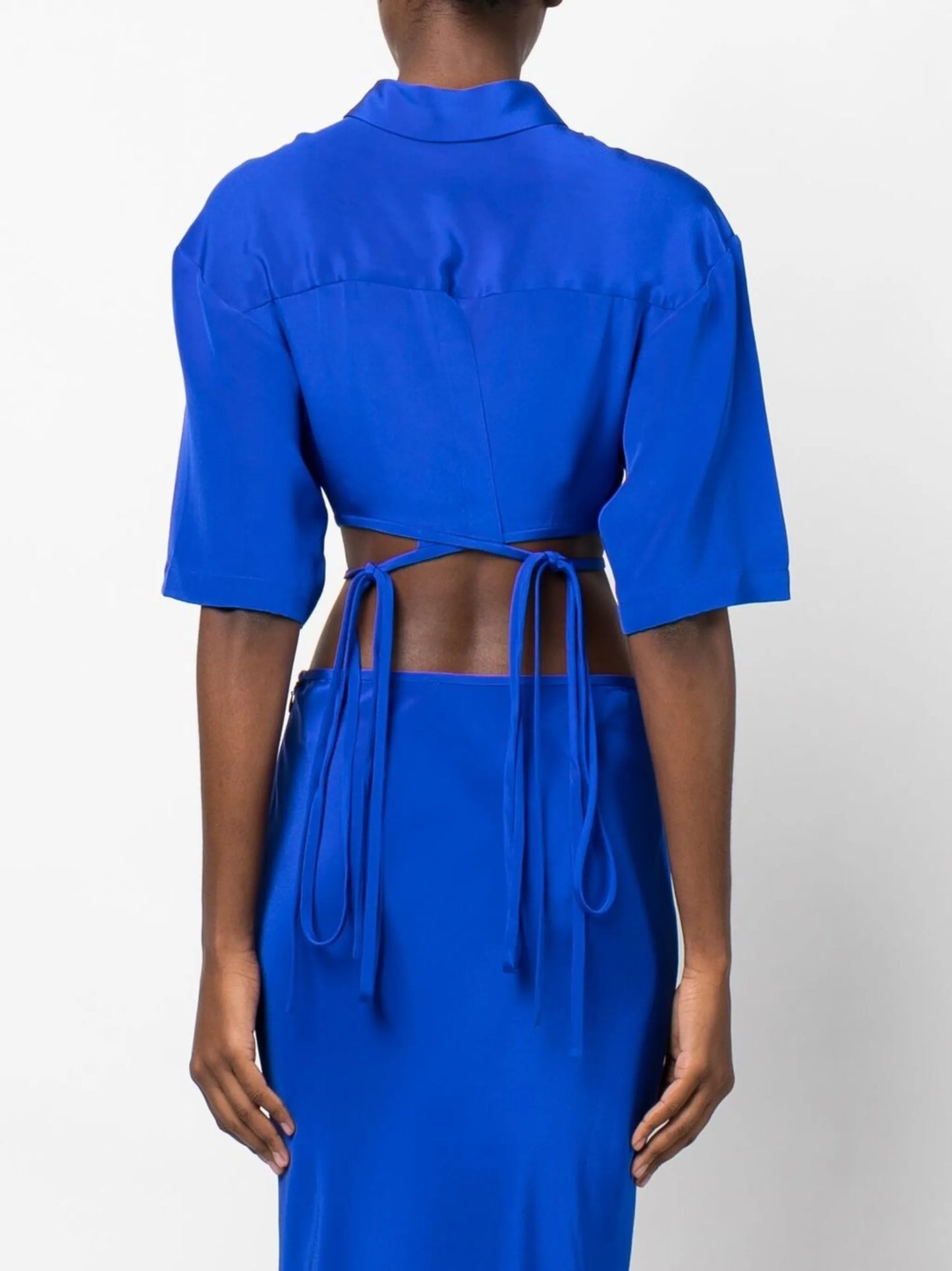 cropped short-sleeve shirt