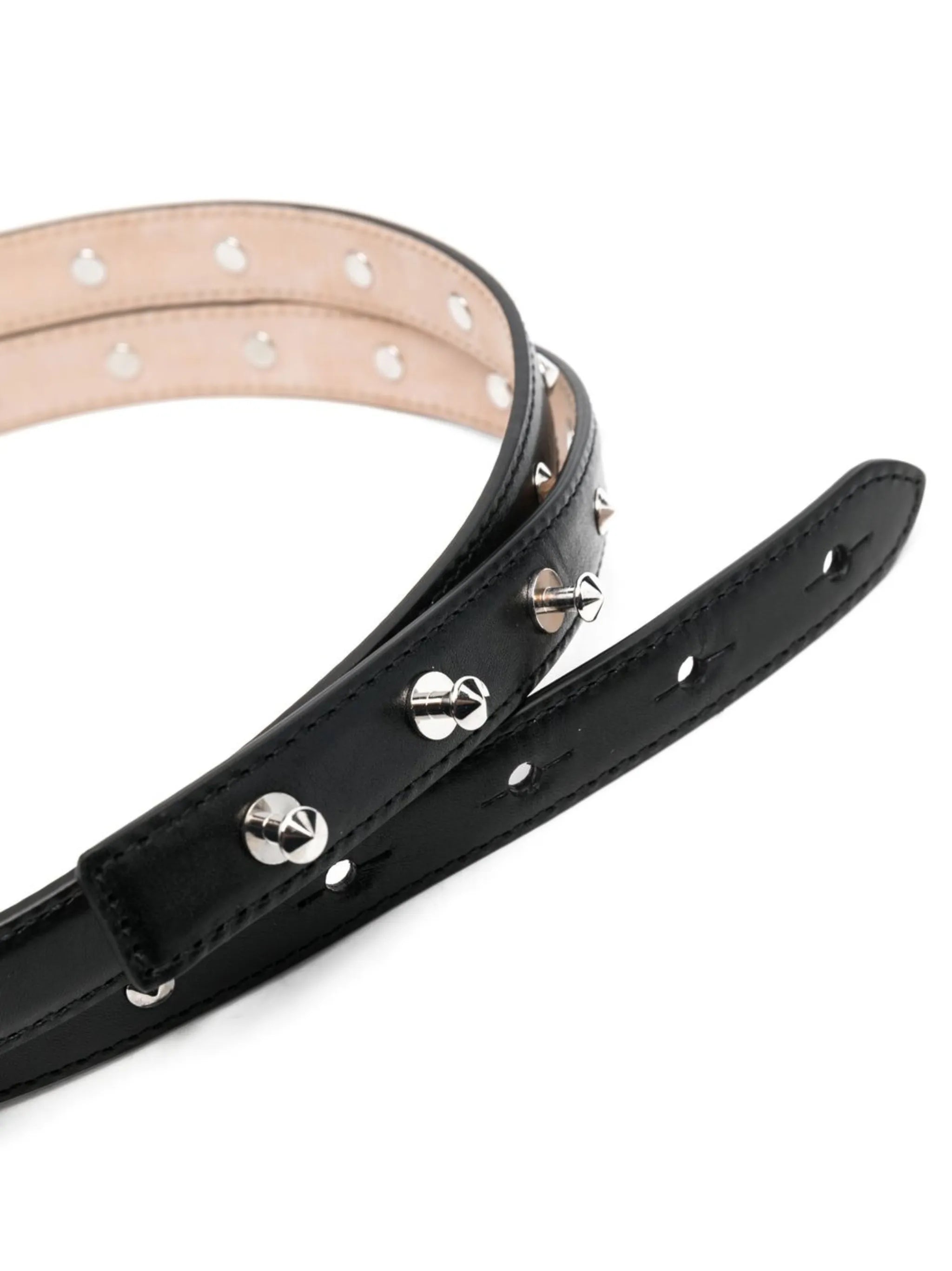 studded leather belt