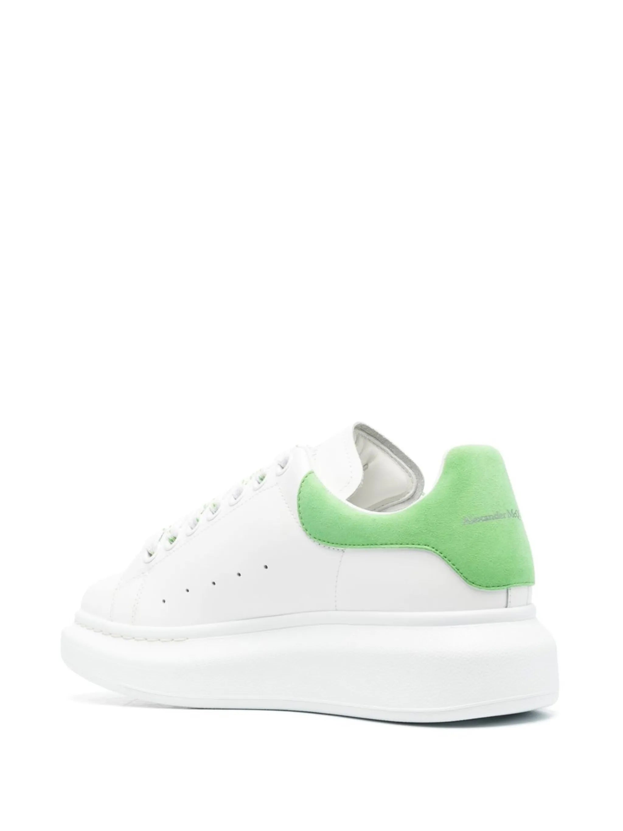 Oversized leather sneakers