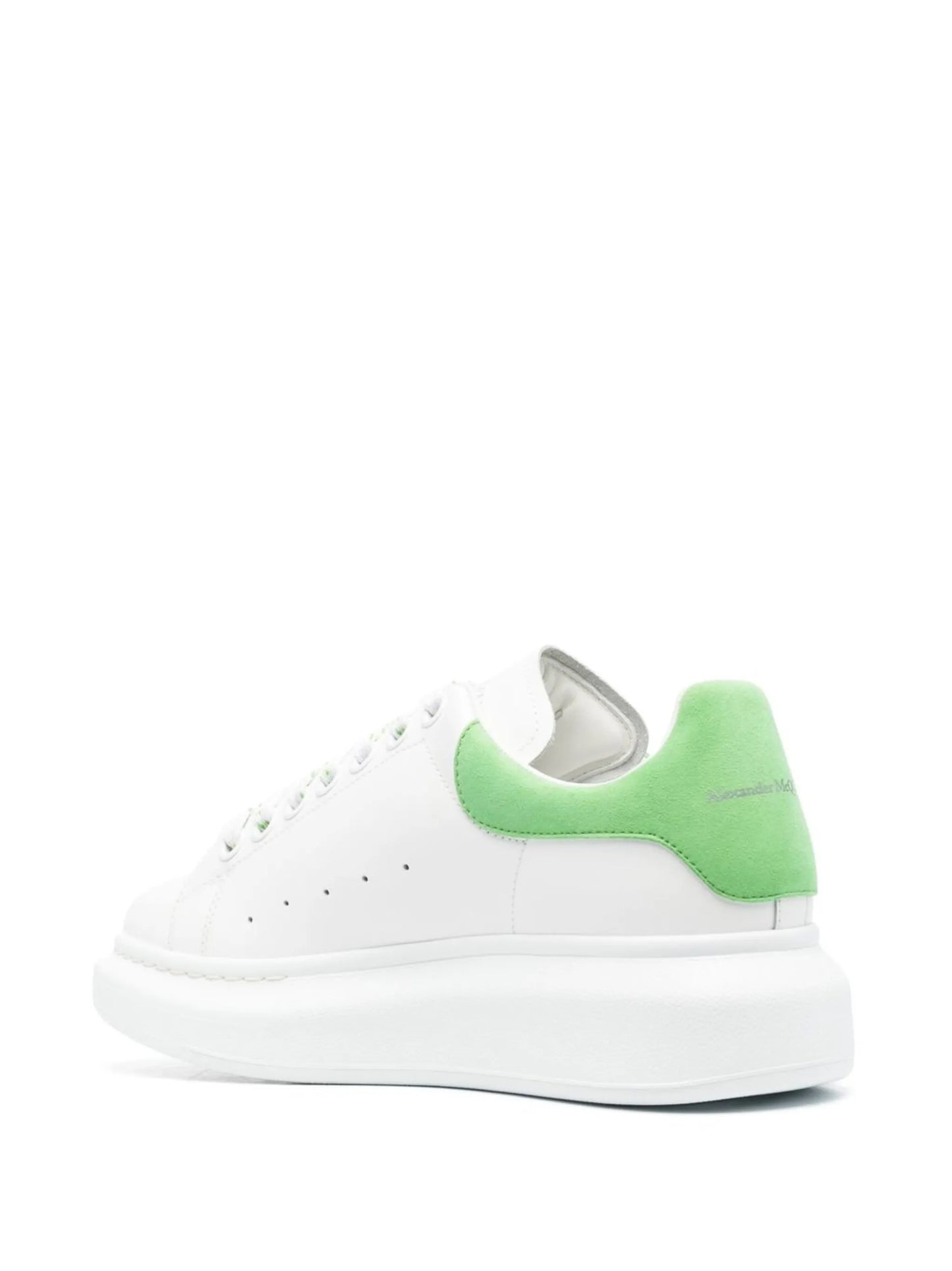 Oversized leather sneakers